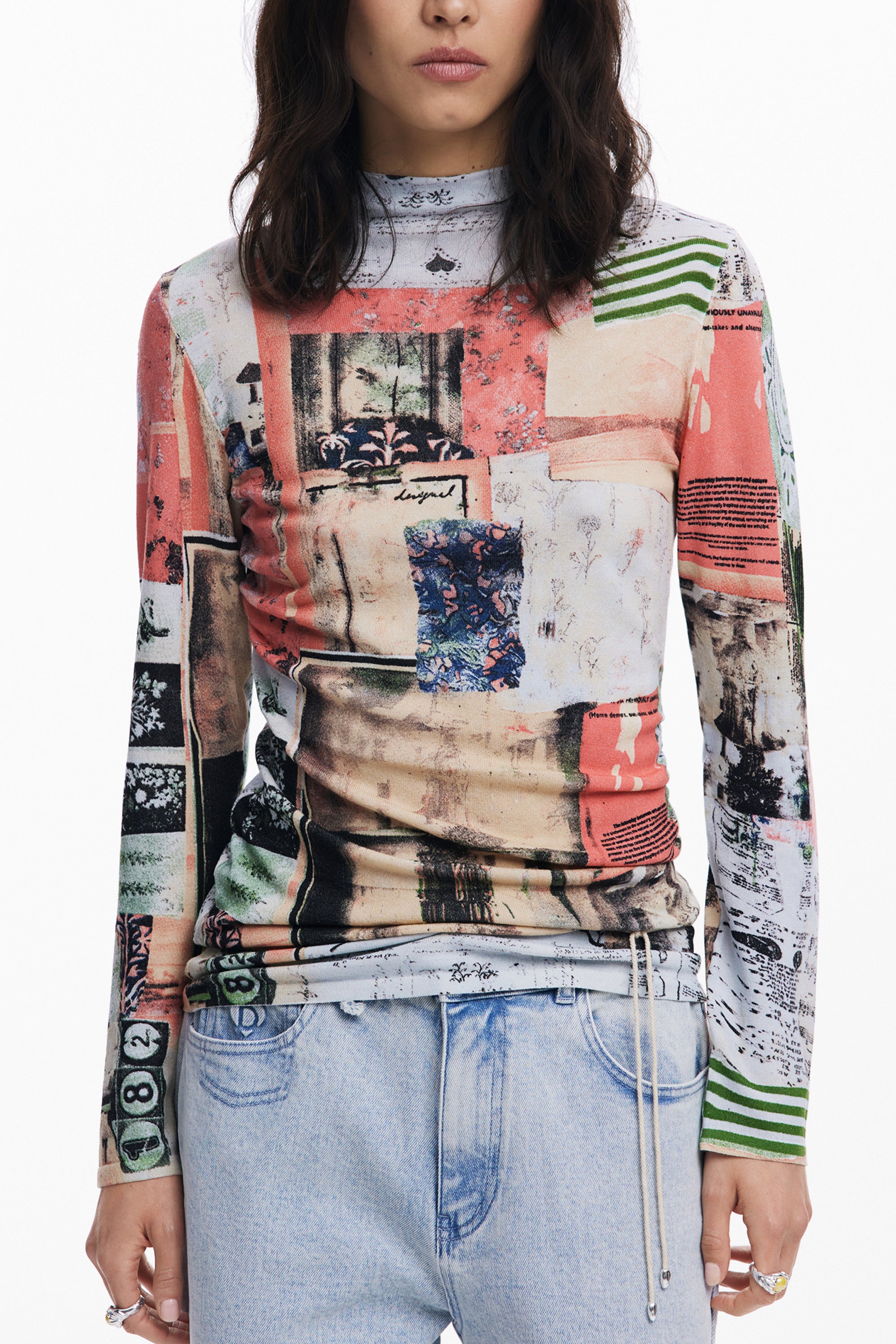 DESIGUAL Sweaters Rosa - 25WWJF39