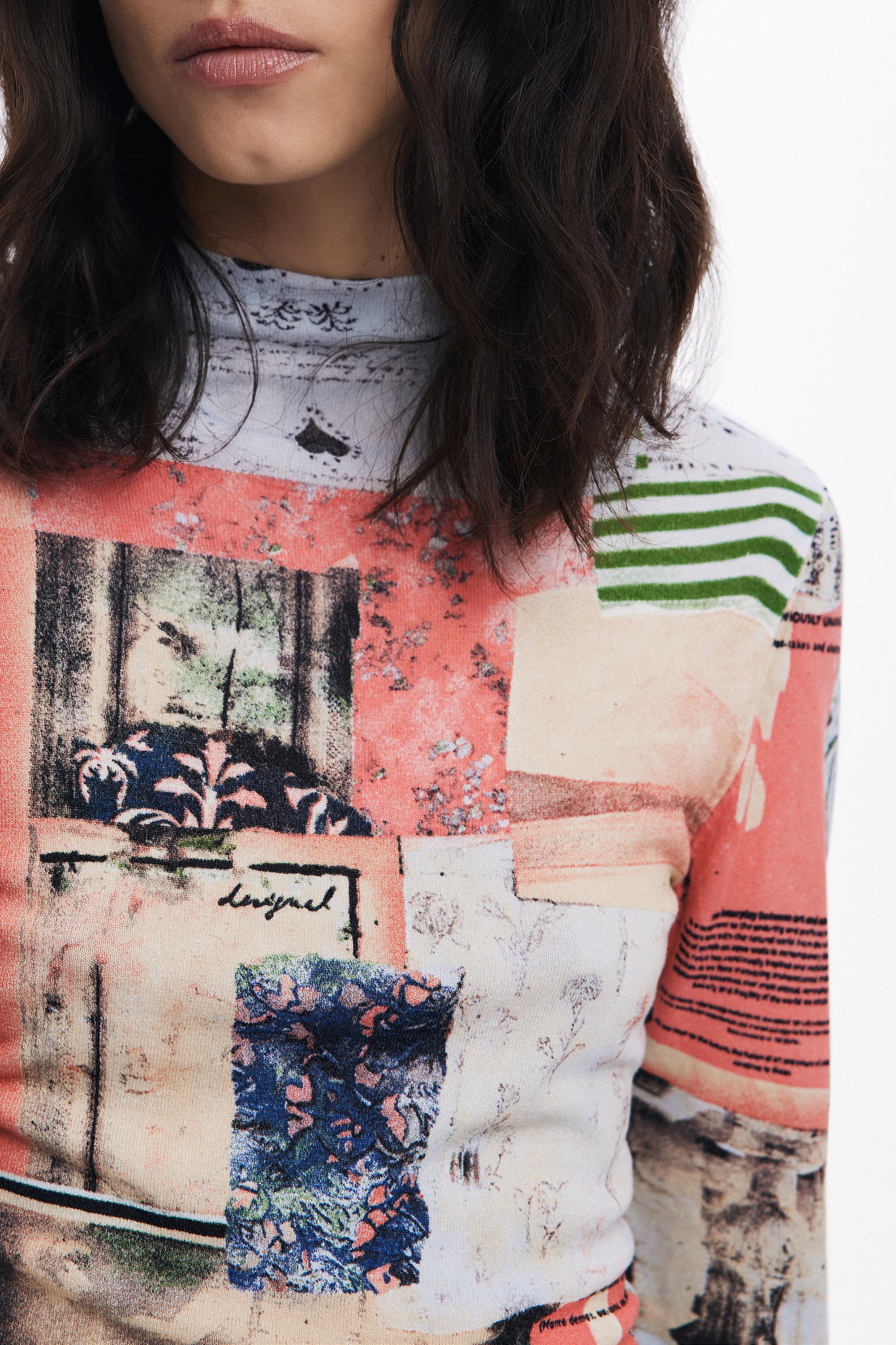 DESIGUAL Sweaters Rosa - 25WWJF39