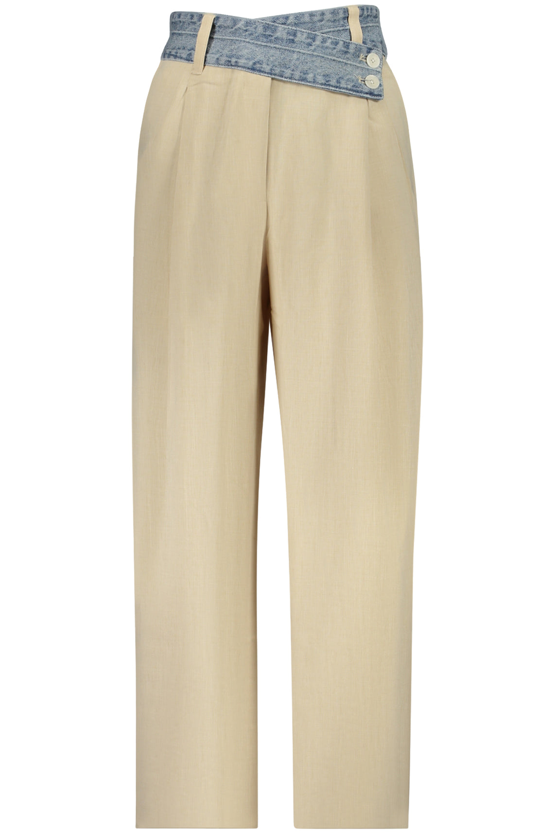 DESIGUAL Trousers Beige - 26SWPW28