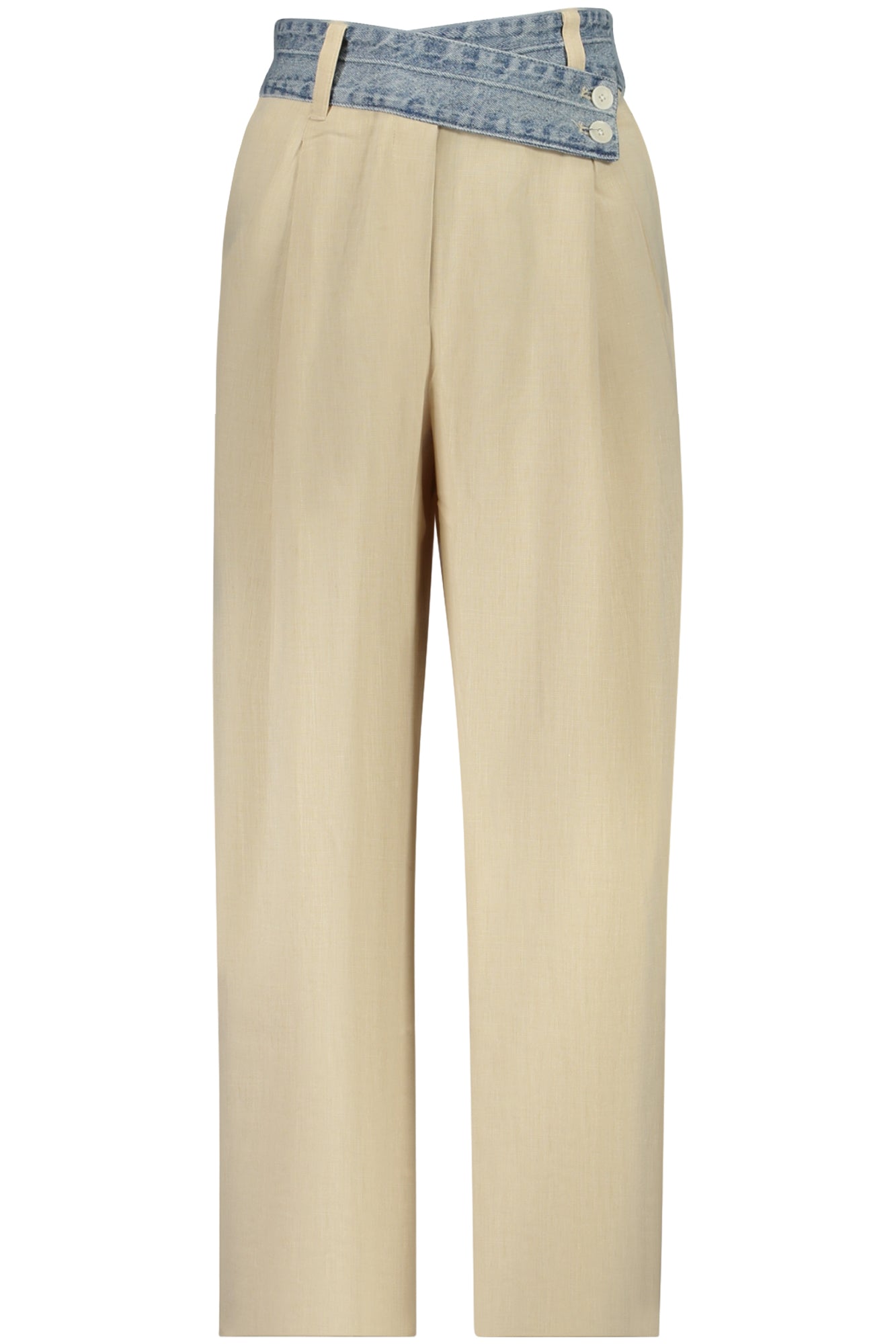 DESIGUAL Trousers Beige - 26SWPW28