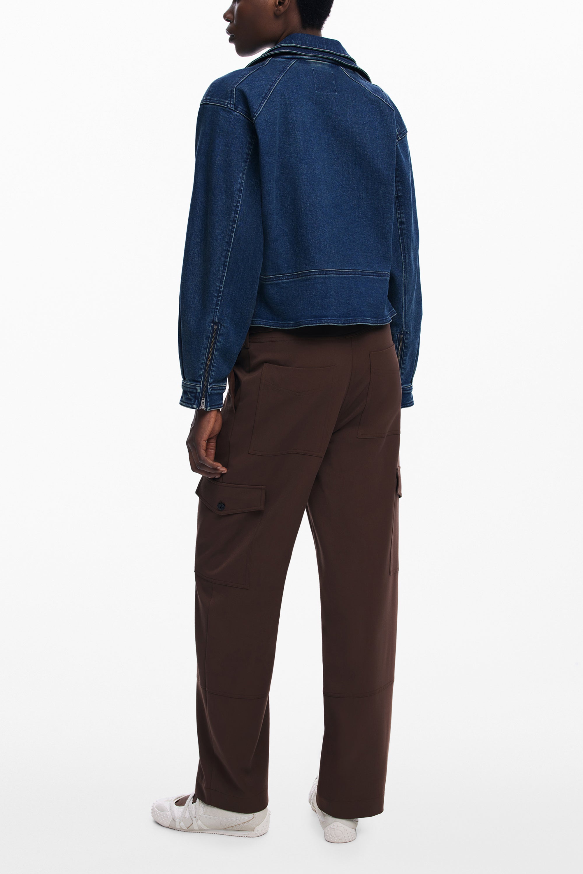 DESIGUAL Trousers Brown - 25WWPW08