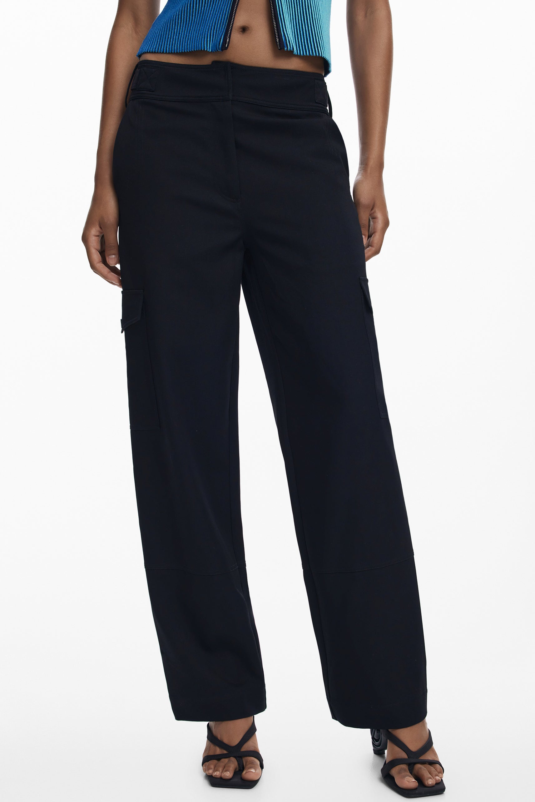 DESIGUAL Trousers Black - 25WWPW08