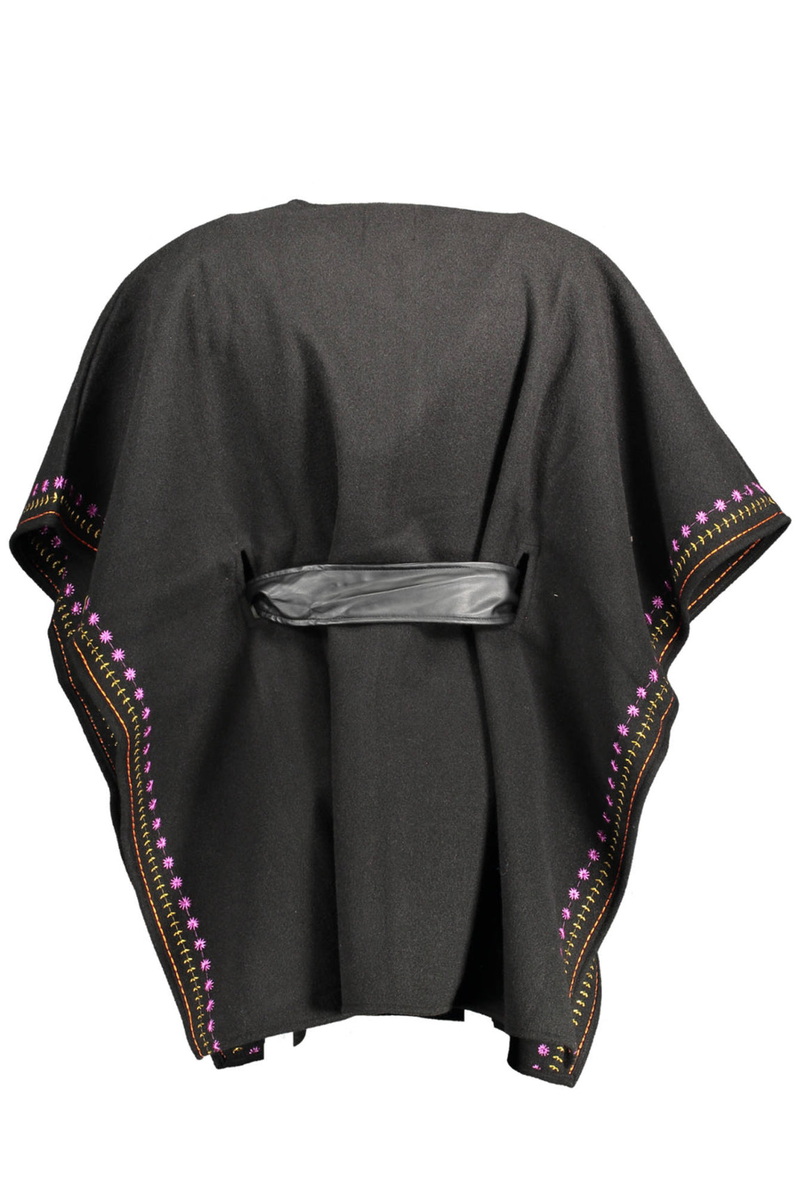Poncho woman black