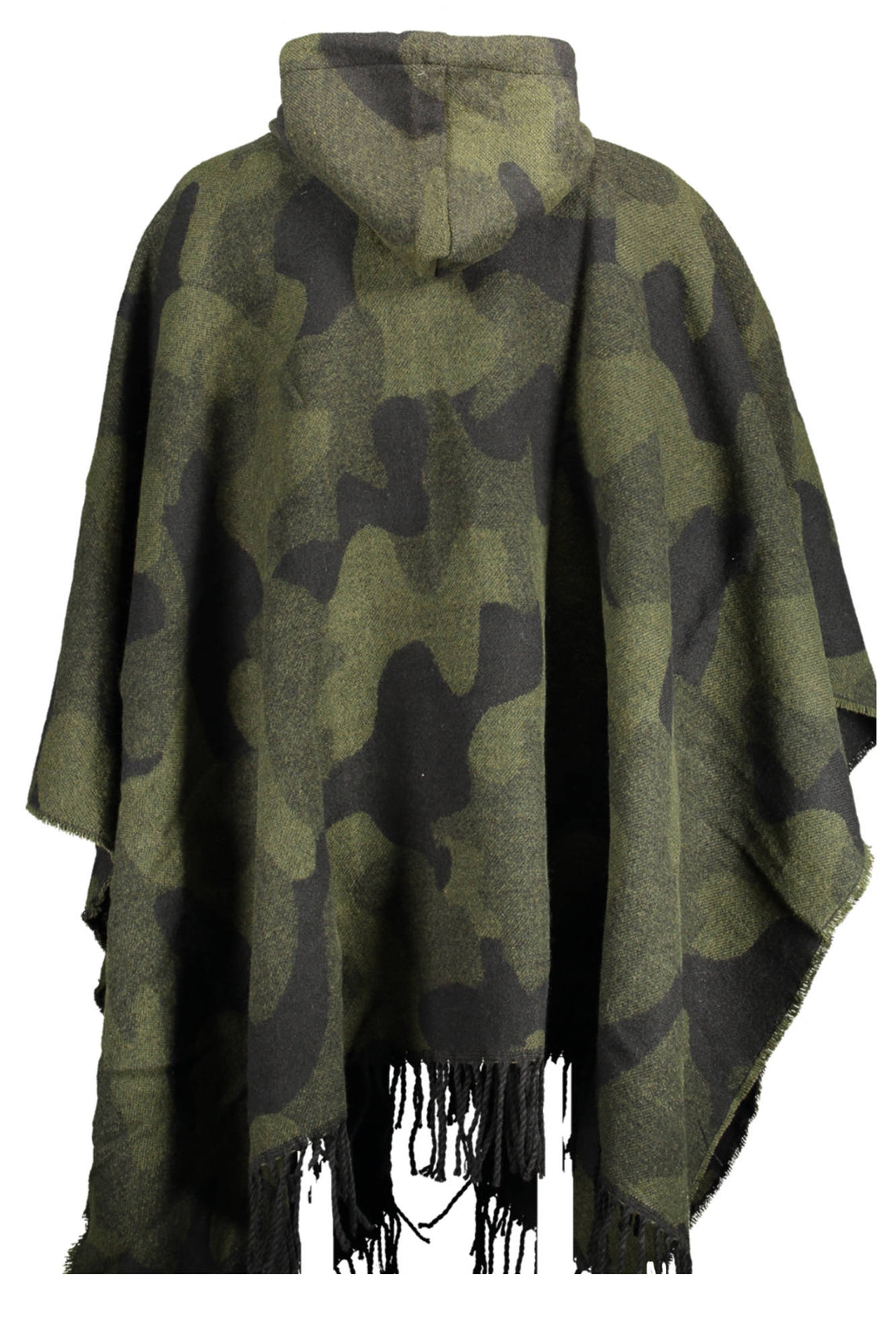 Poncho woman green