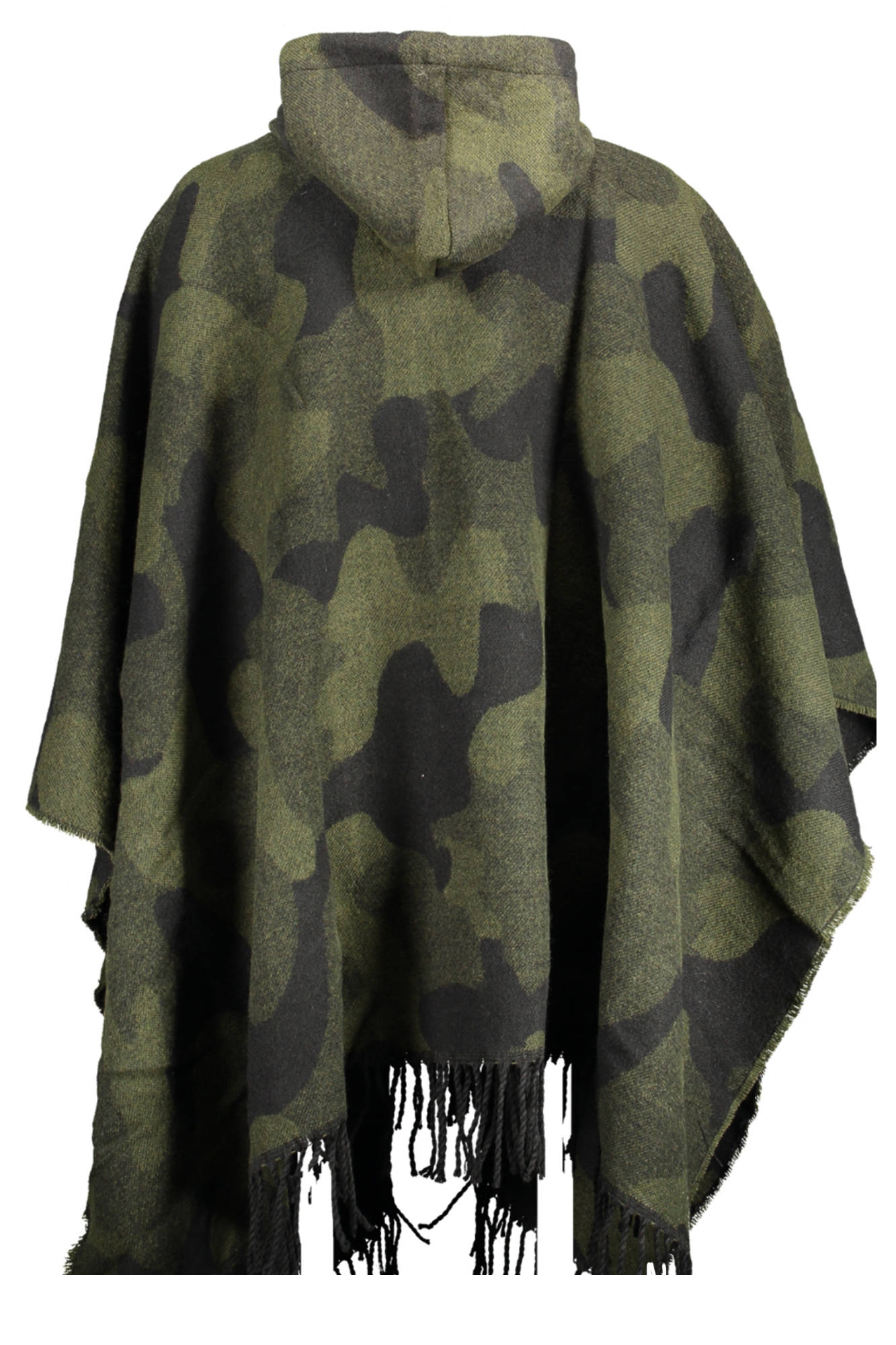 Poncho woman green