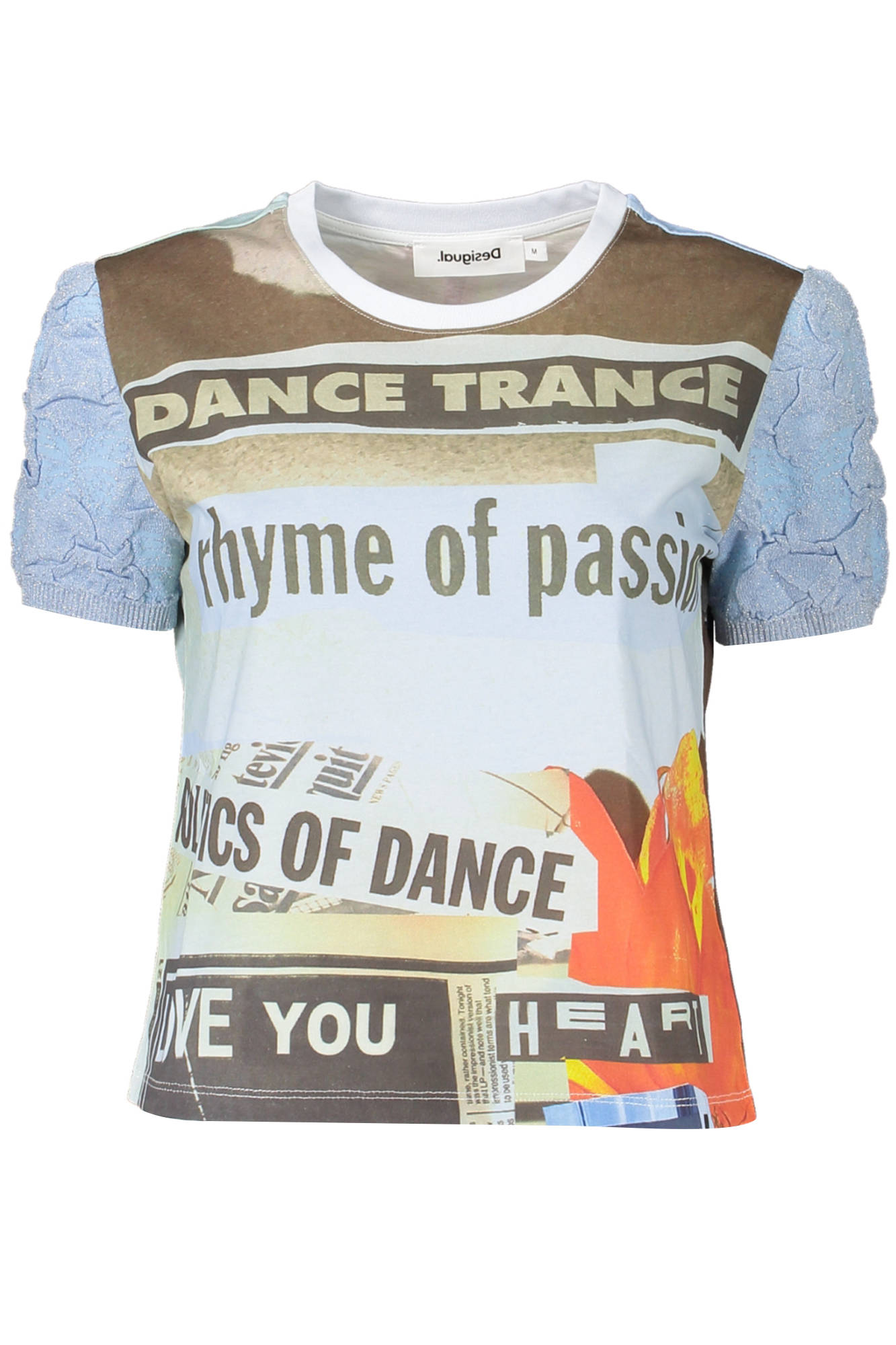 DESIGUAL T-Shirts Azzurro - 23SWTK69