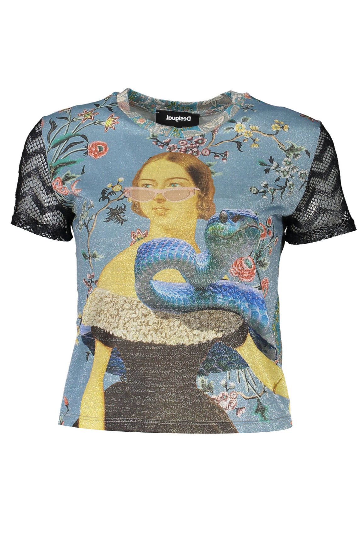 DESIGUAL T-Shirts Azzurro - 23SWTKBA