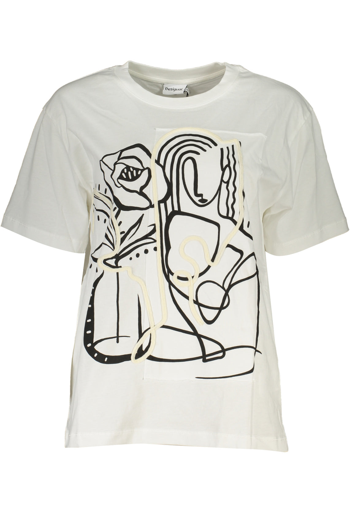 DESIGUAL T-Shirts Bianco - 24SWTKB0