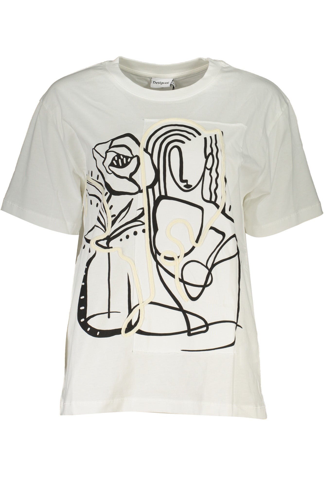 DESIGUAL T-Shirts Bianco - 24SWTKB0
