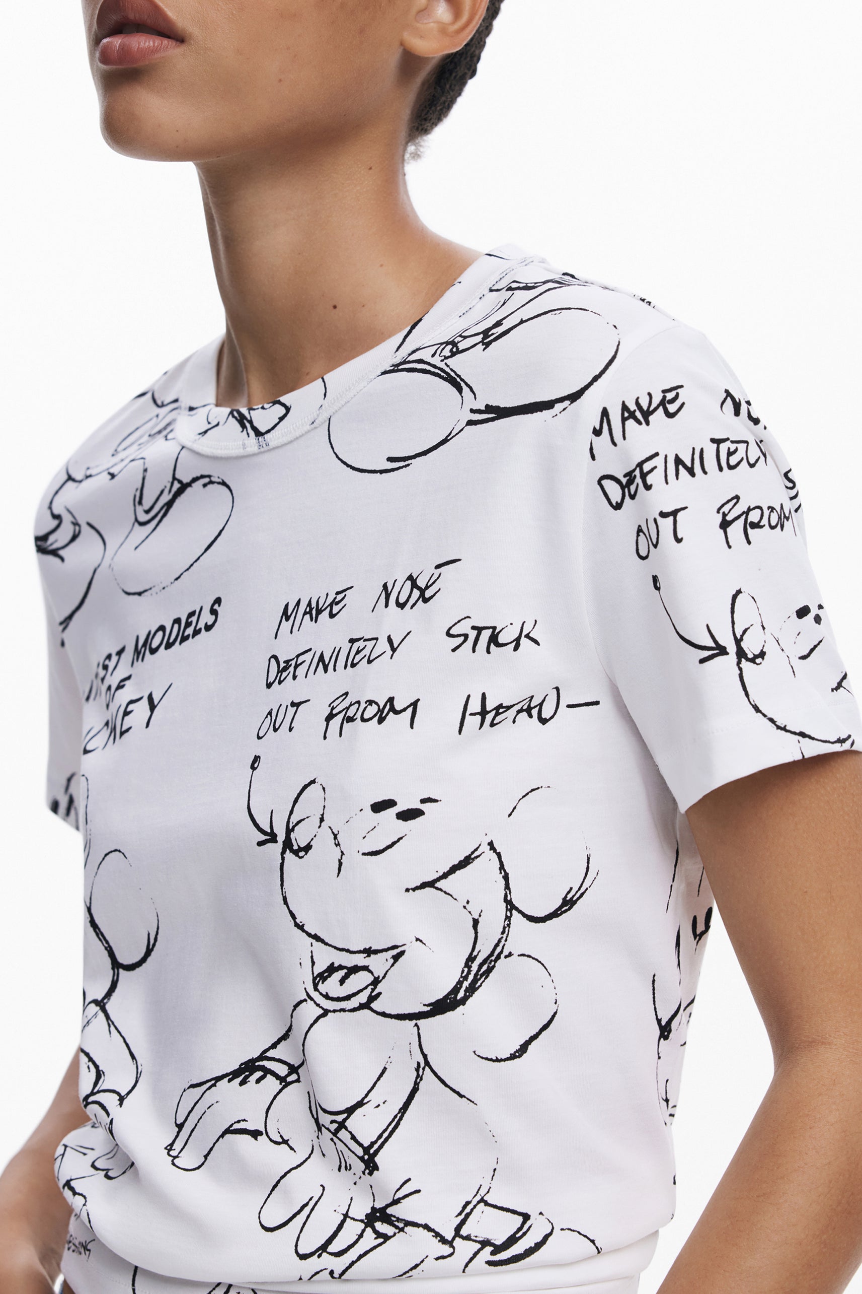 DESIGUAL T-Shirts Bianco - 25WWTK03