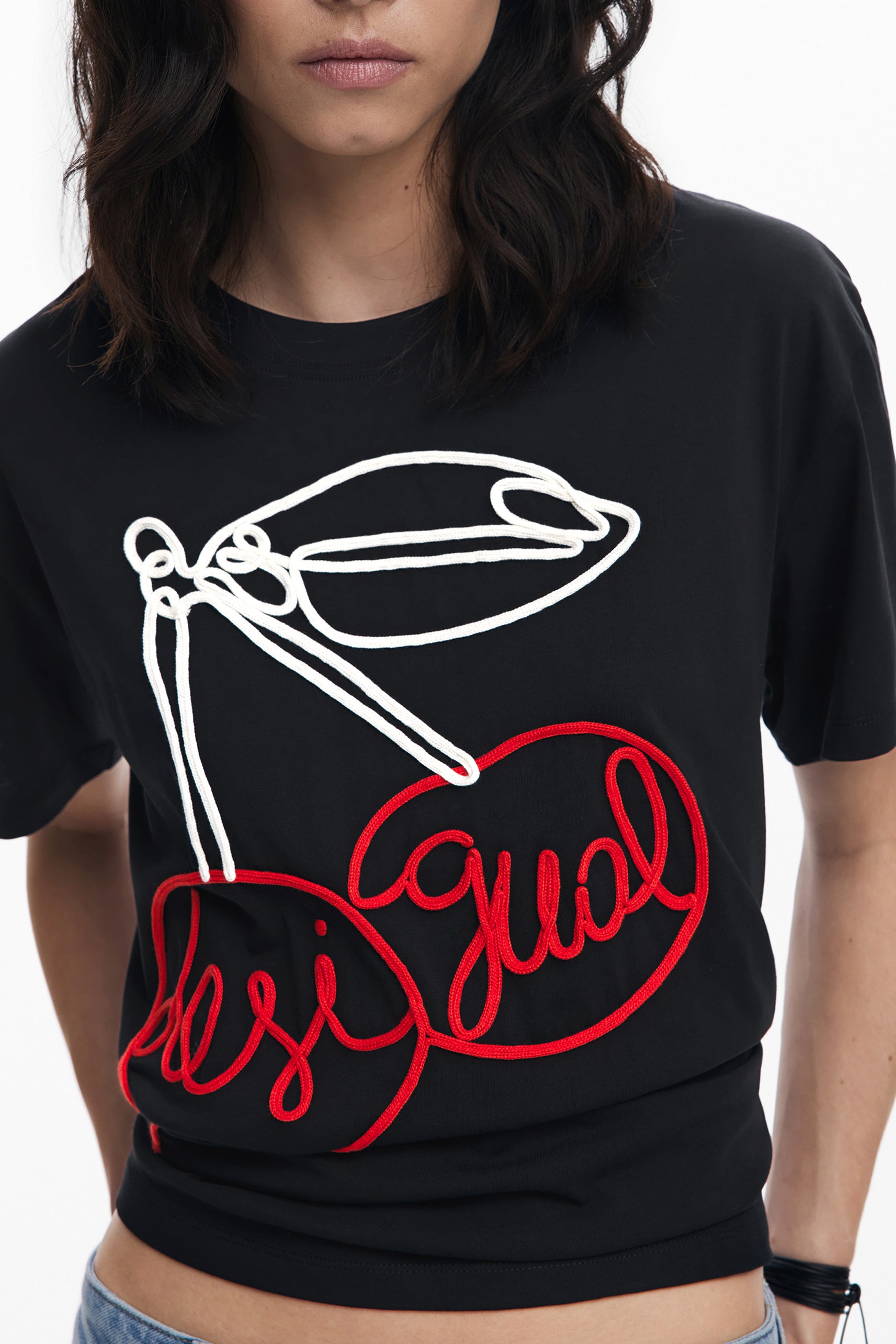 DESIGUAL T-Shirts Nero - 25WWTK51