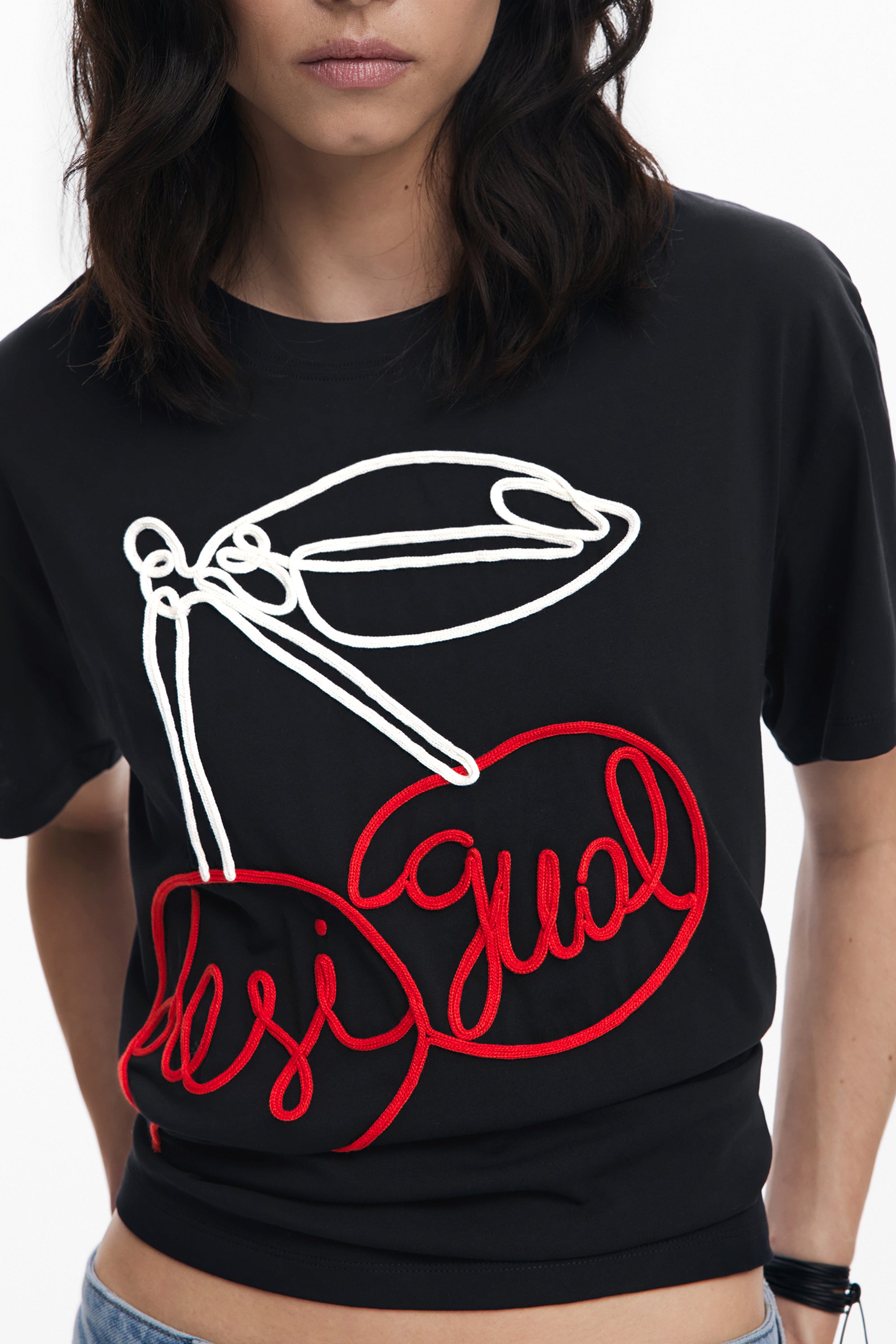 DESIGUAL T-Shirts Nero - 25WWTK51