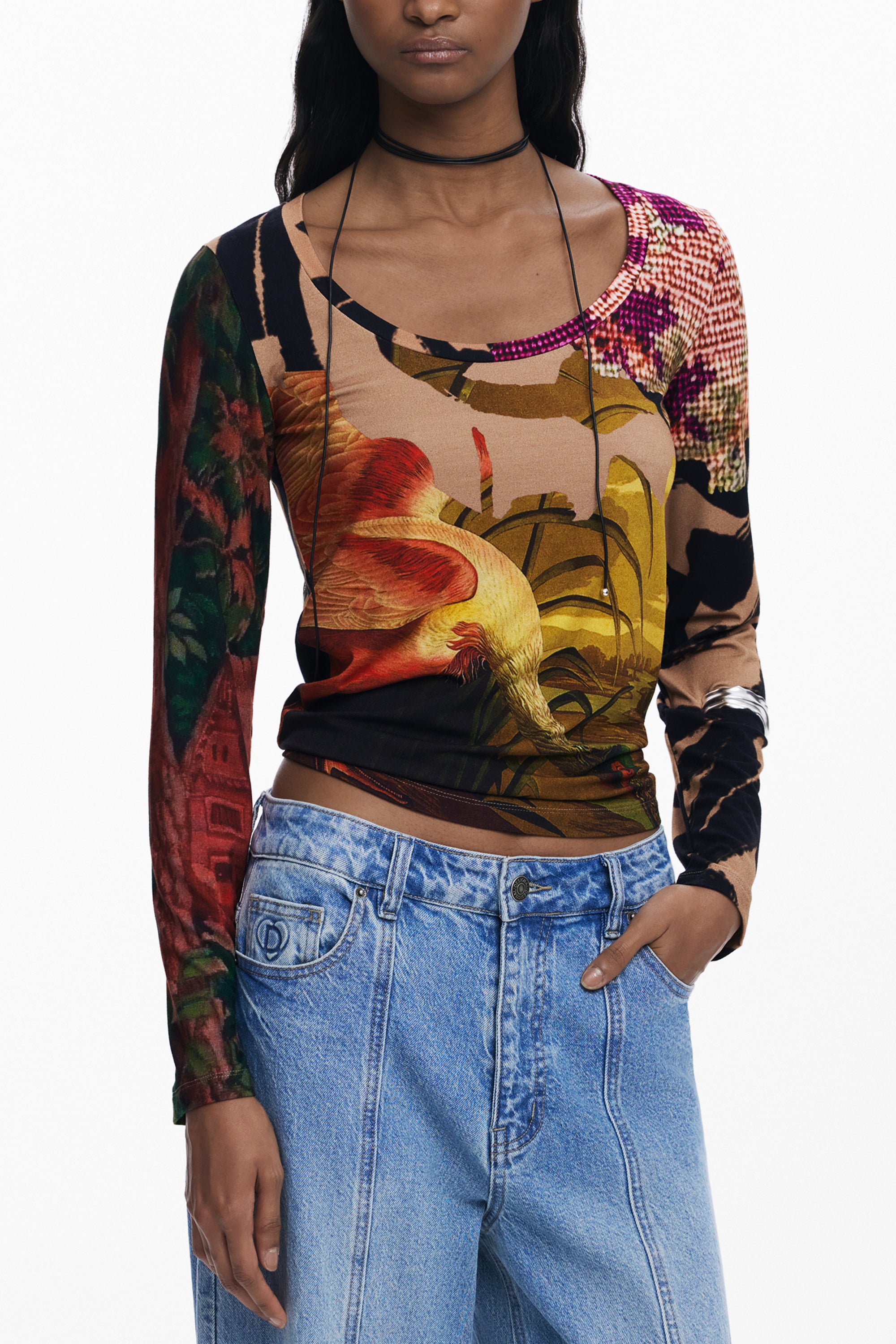 DESIGUAL T-Shirts Marrone - 25WWTK38