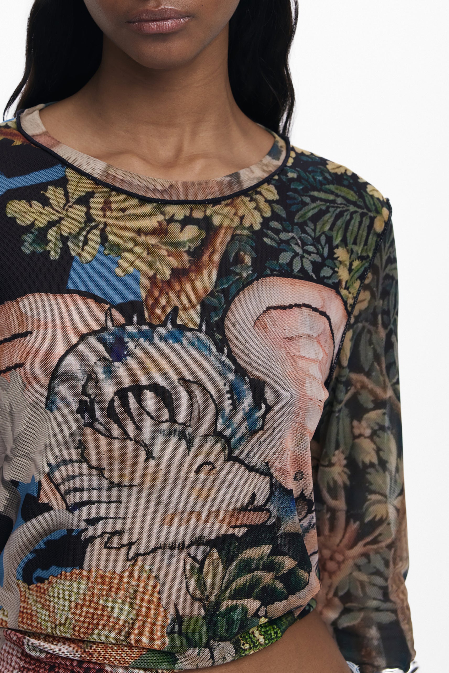 DESIGUAL T-Shirts Black - 25WWTK39