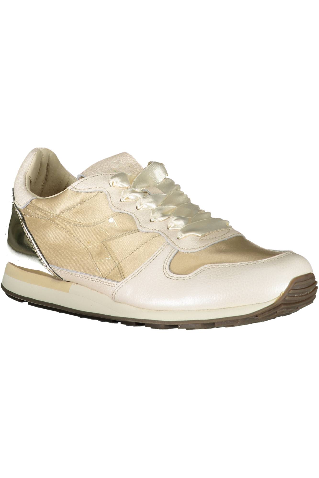 Beige women's sports shoes