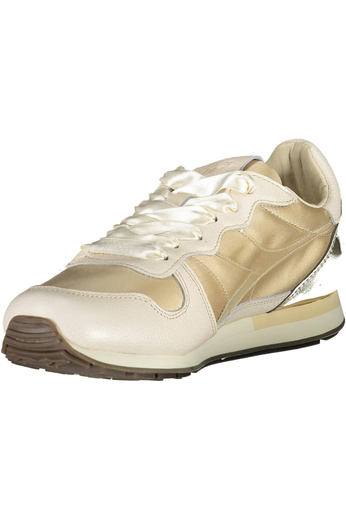Beige women's sports shoes