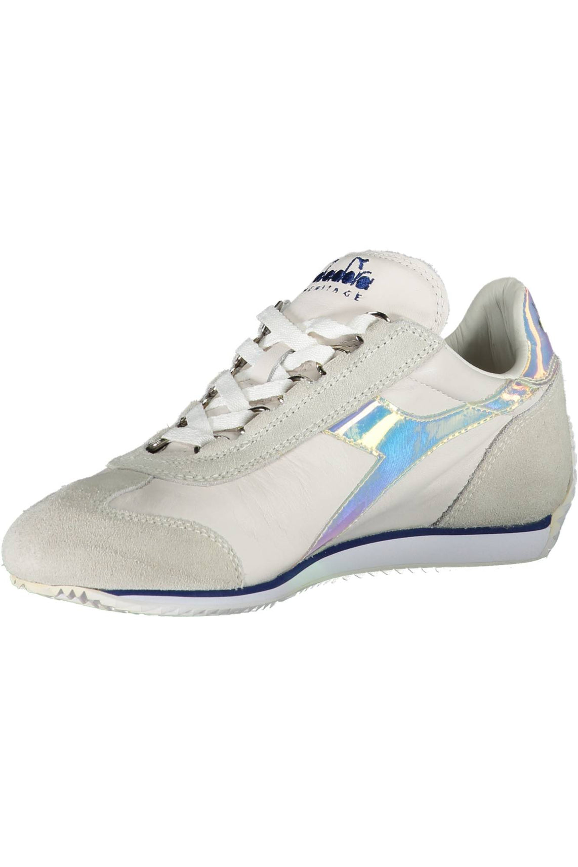 White woman sports shoes