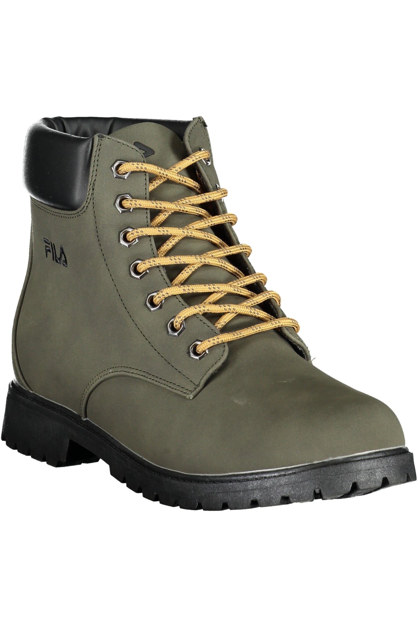Green men's boot footwear