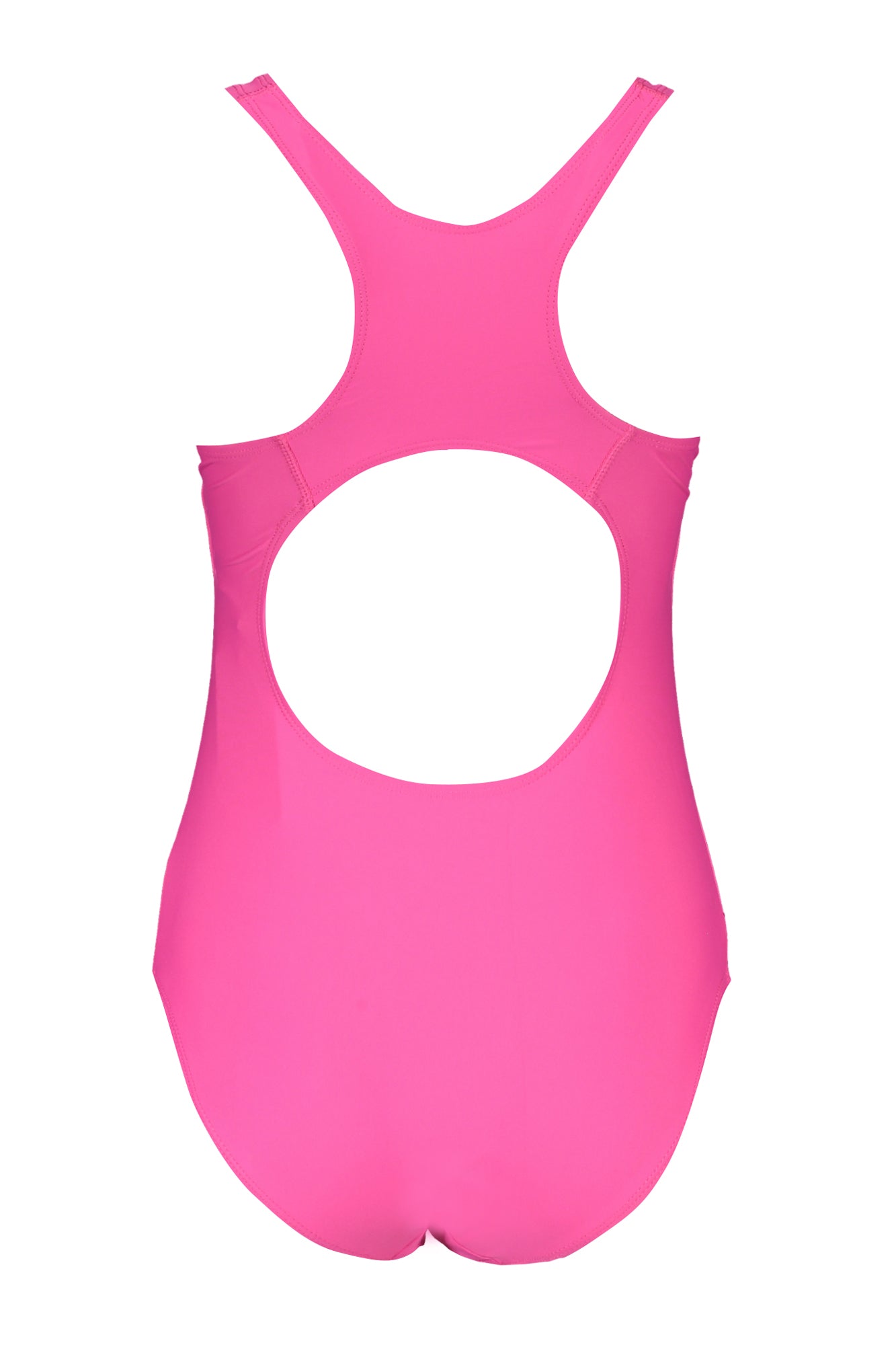 Women's pink one-piece swimsuit