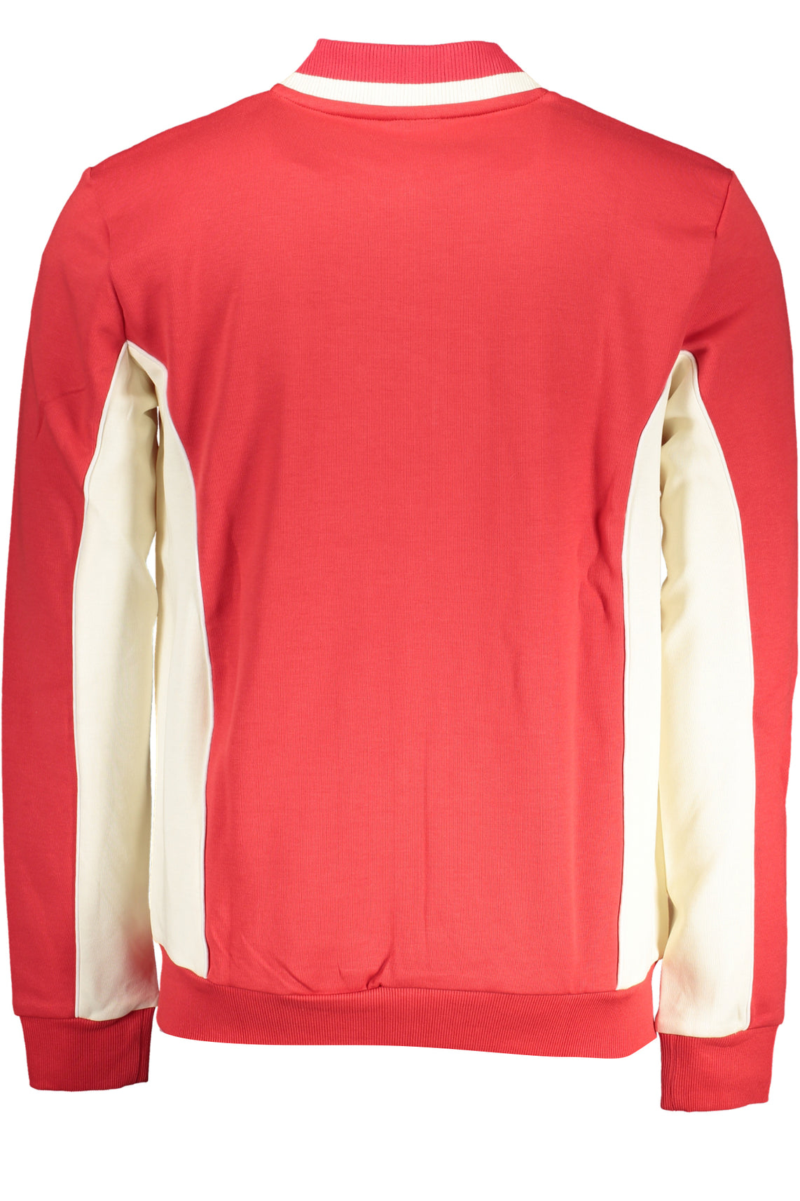 Men's red zip sweatshirt