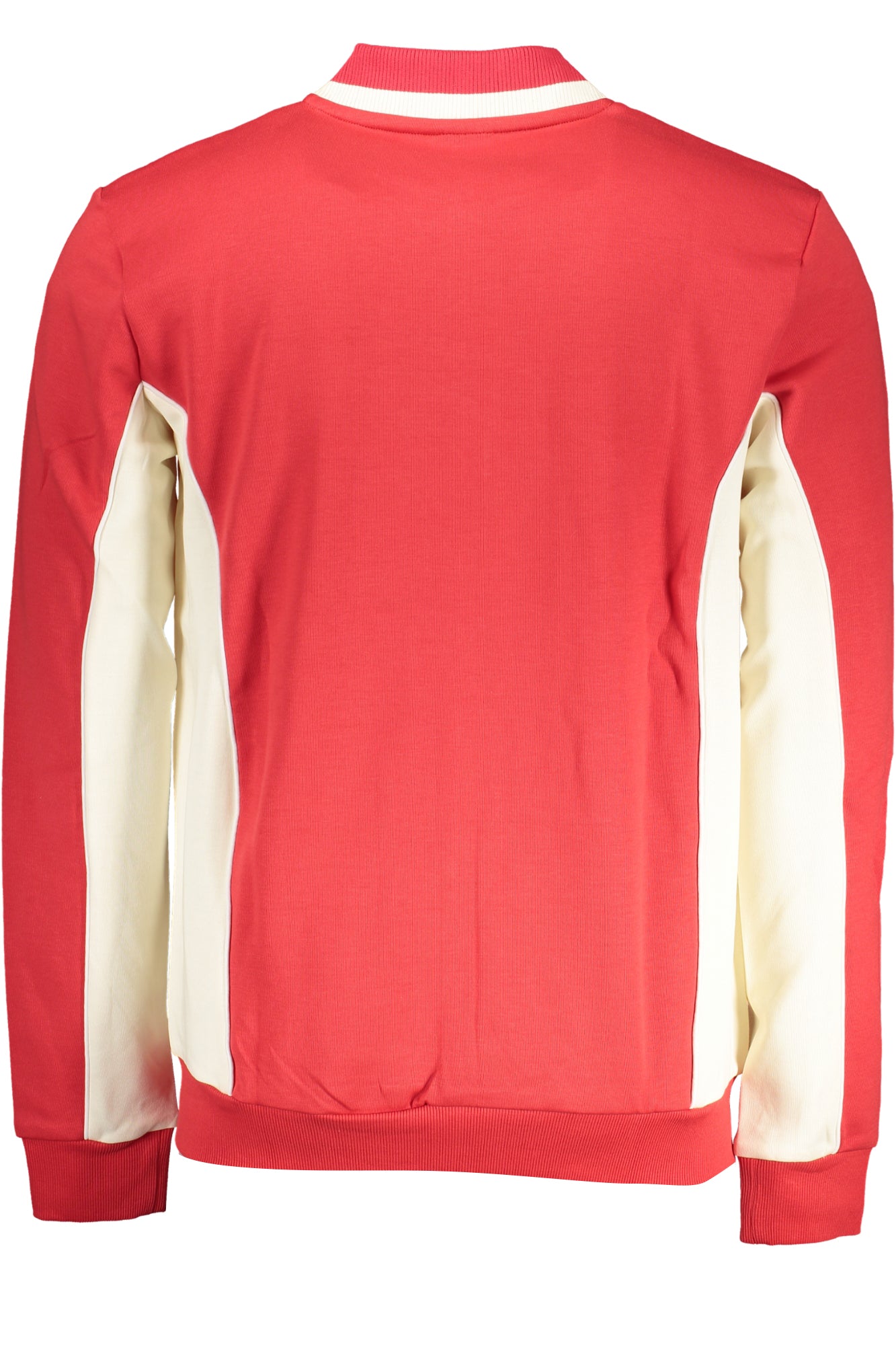 Men's red zip sweatshirt