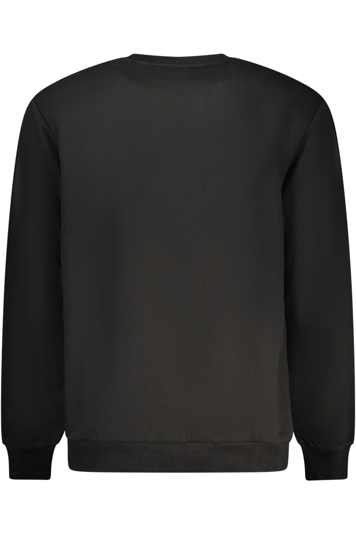 Black men's zip-free sweatshirt