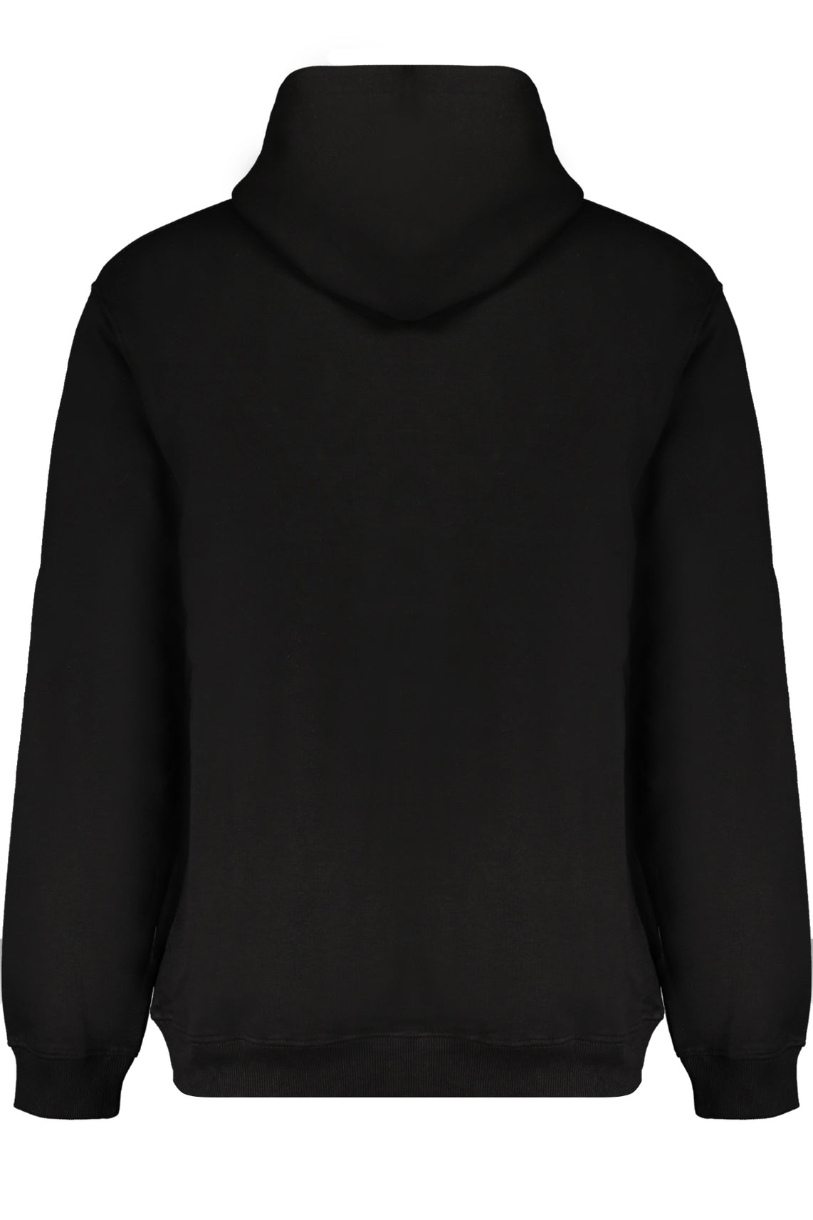 Black men's zip-free sweatshirt