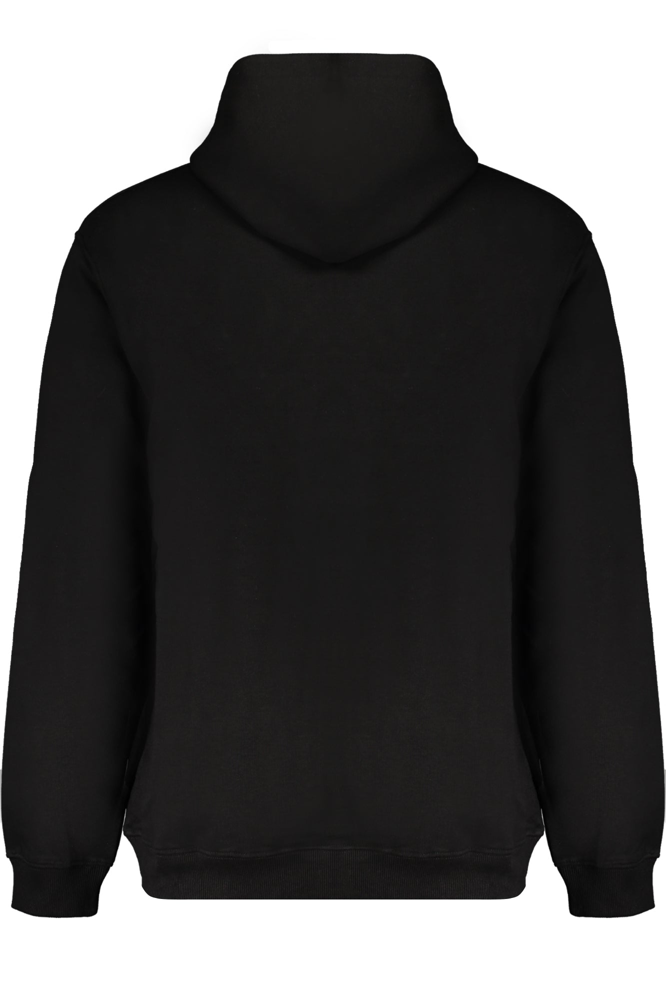 Black men's zip-free sweatshirt