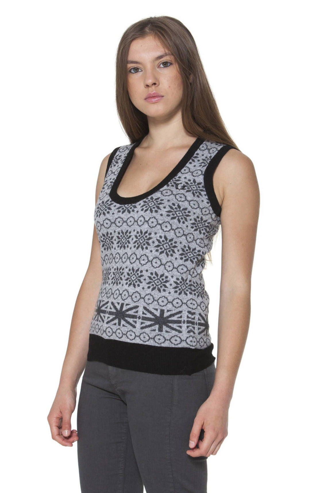 Women's gray vest