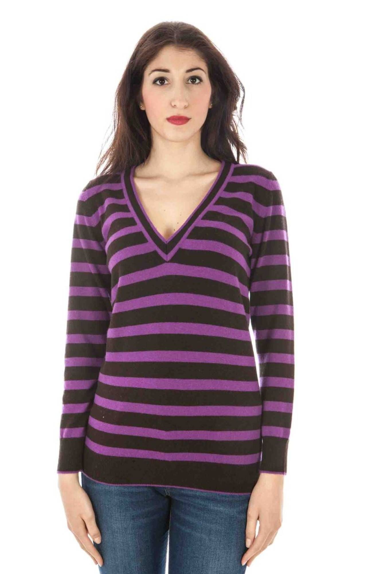 FRED PERRY FRED PERRY WOMEN'S BLACK SWEATER - Viola