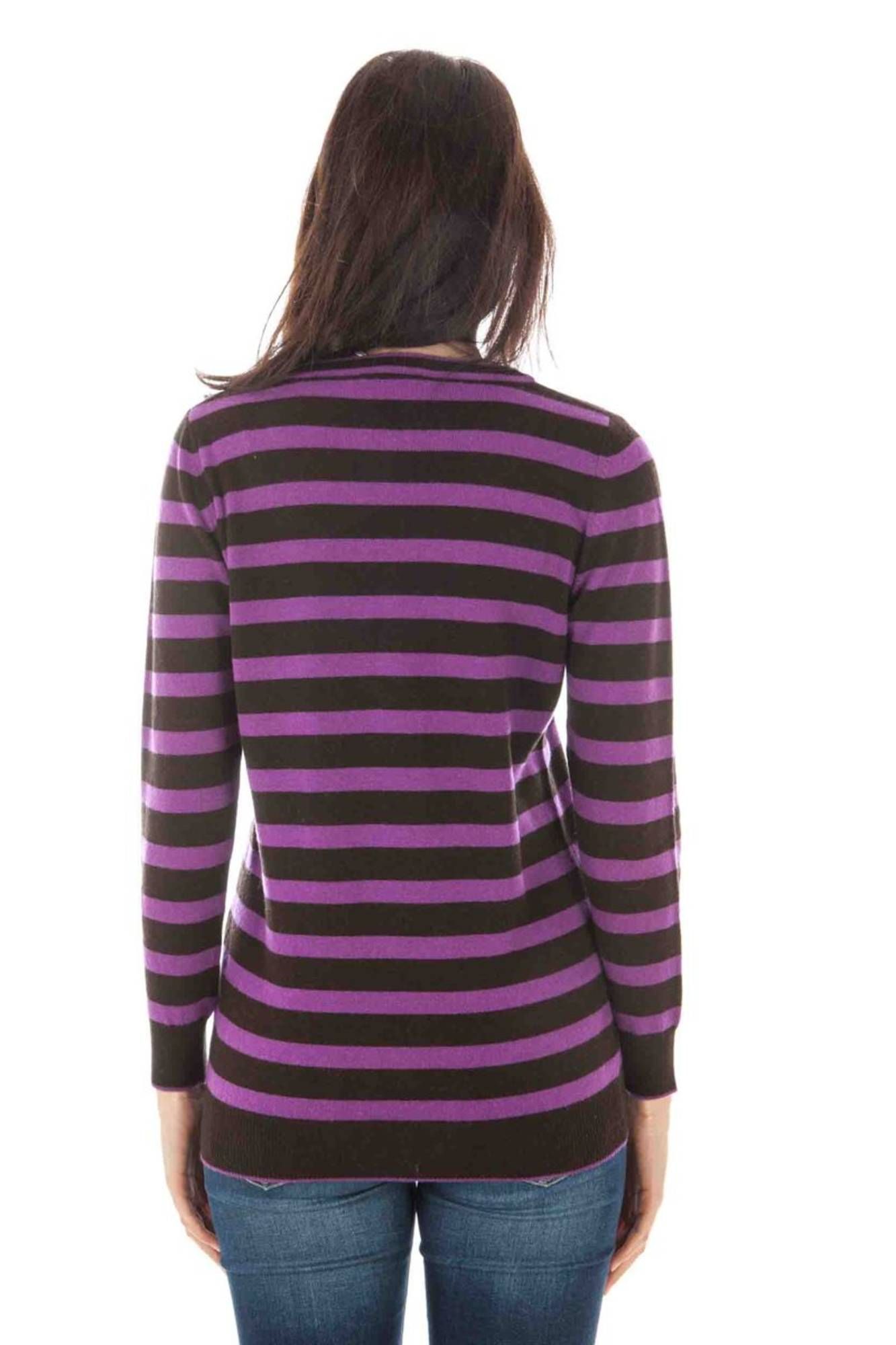 FRED PERRY FRED PERRY WOMEN'S BLACK SWEATER - Viola