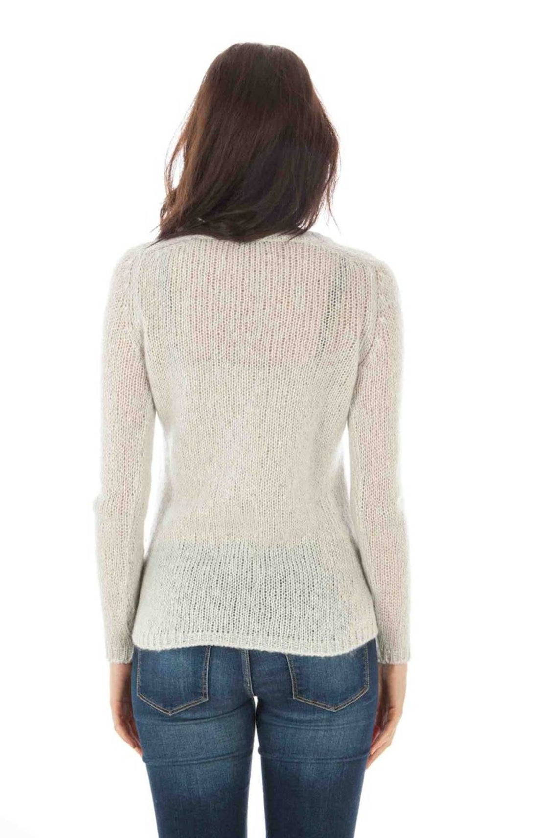 Women's white sweater