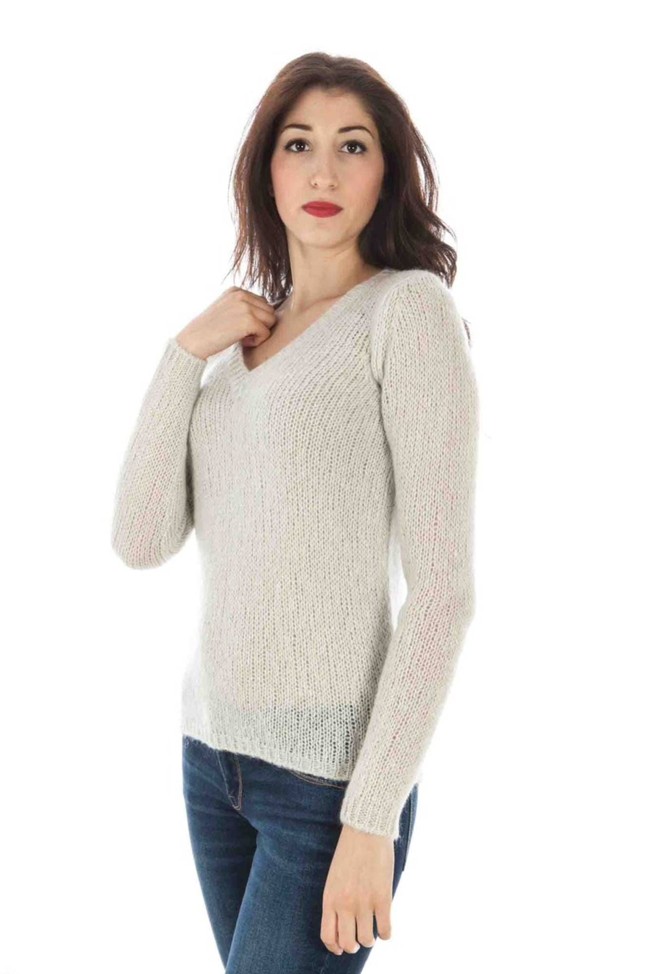 Women's white sweater