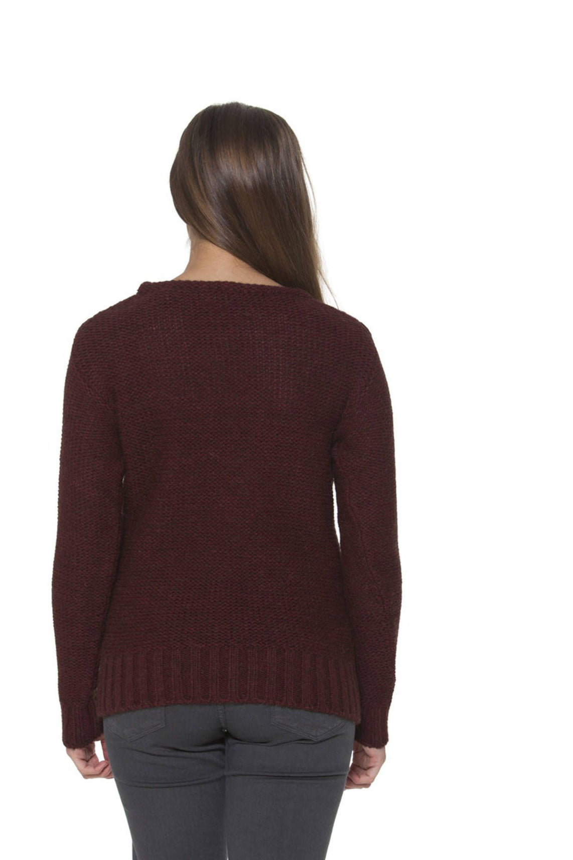 Women's red sweater