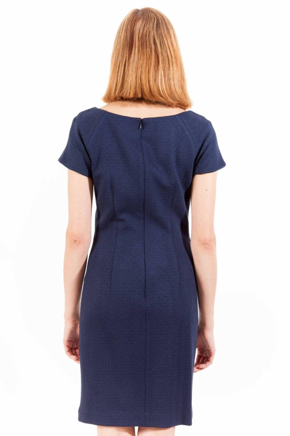 Short dress woman blue