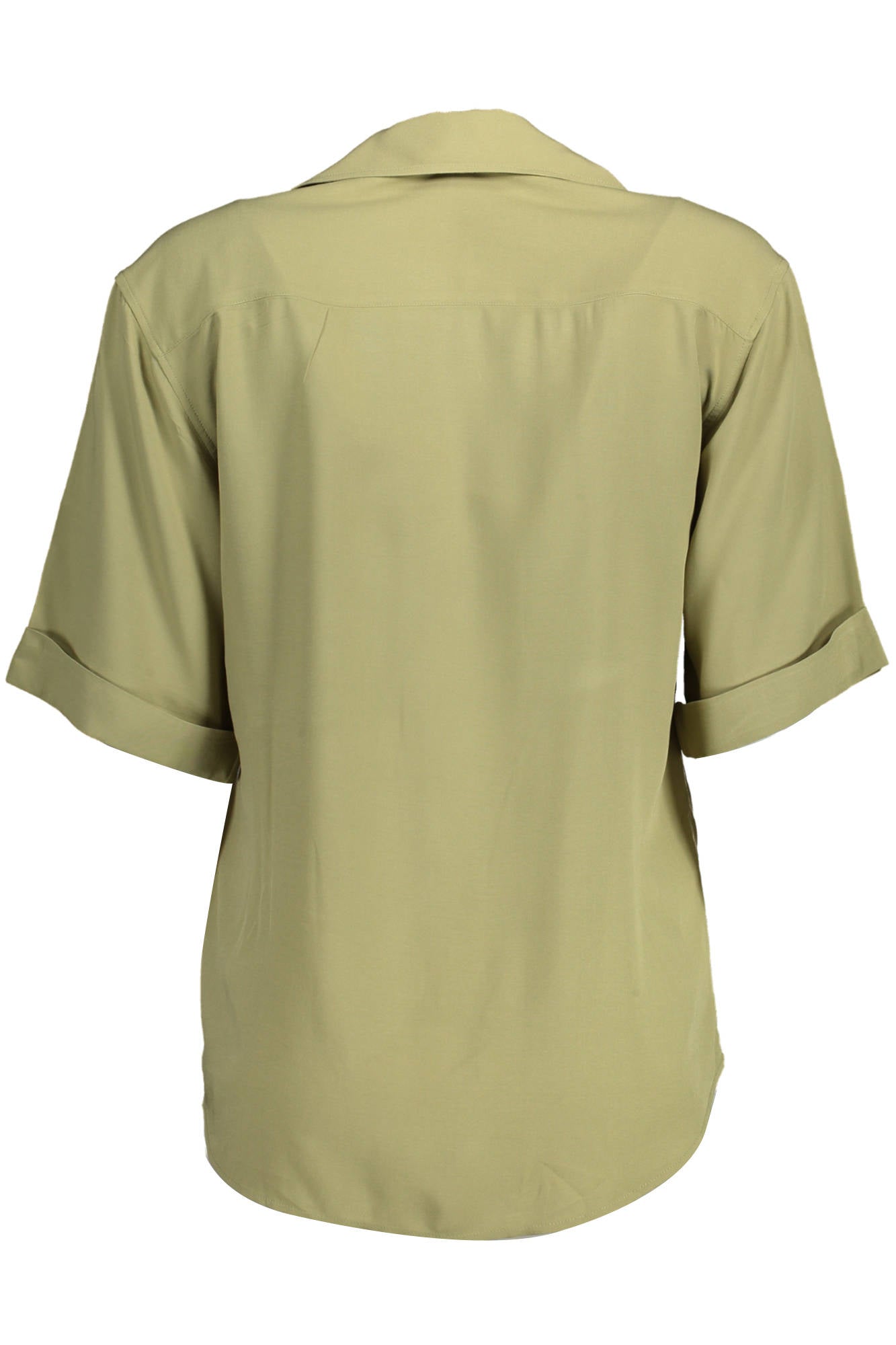 Women's short sleeve green shirt