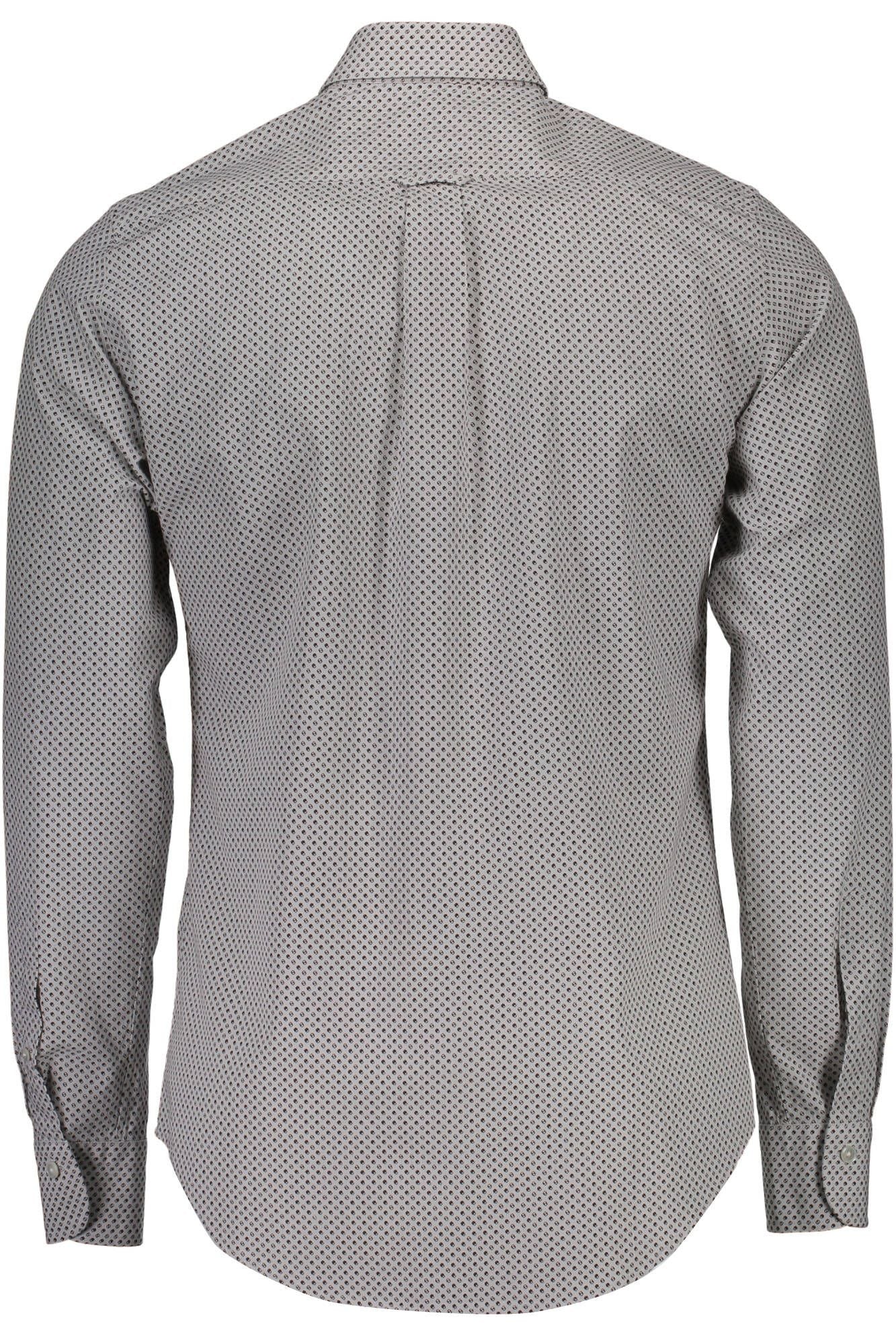 Men's white long sleeve shirt