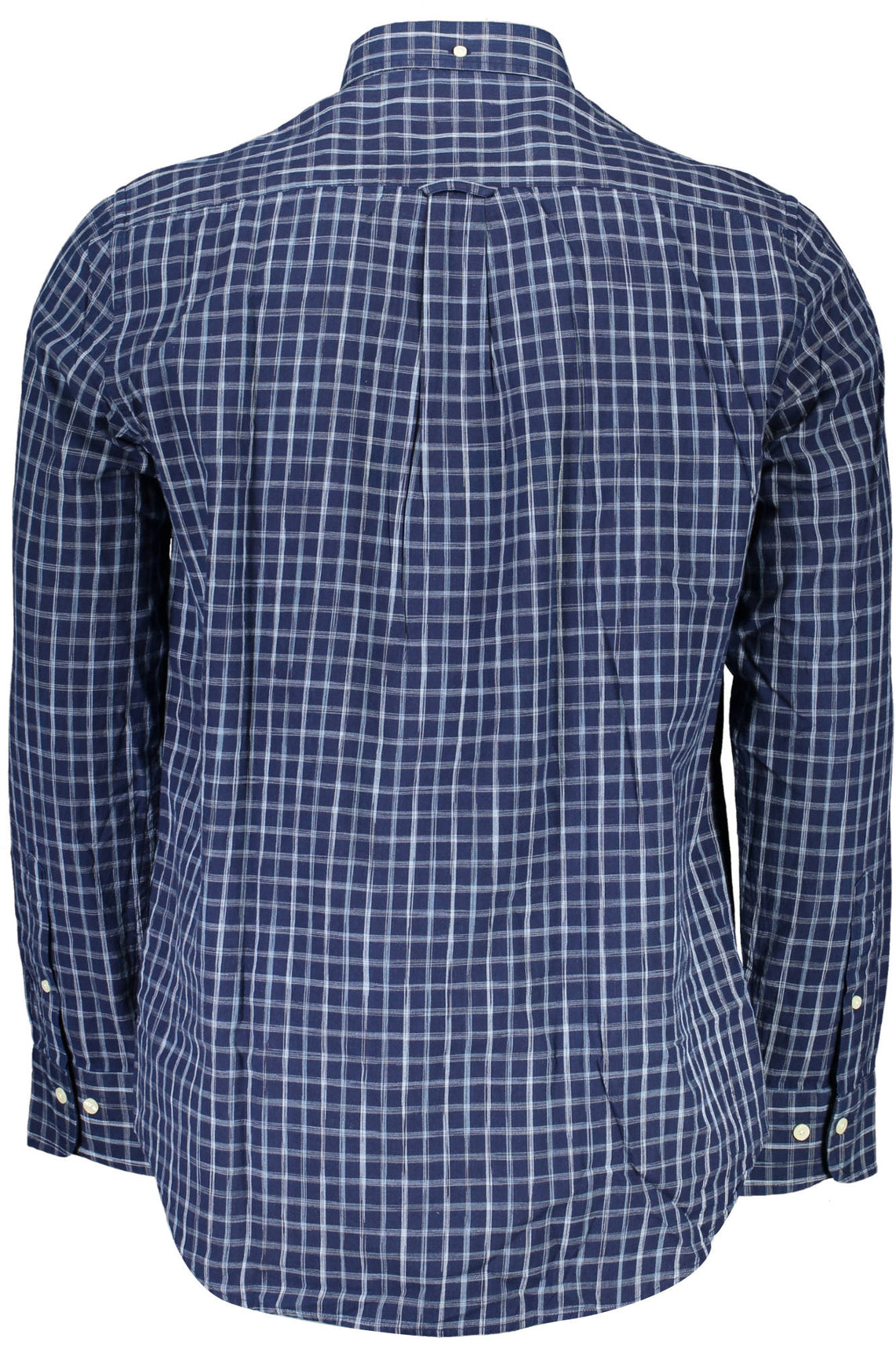 Men's blue long sleeve shirt