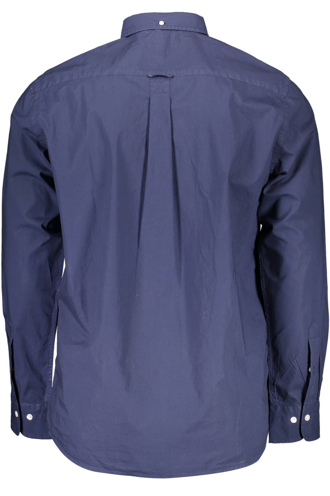 Men's blue long sleeve shirt