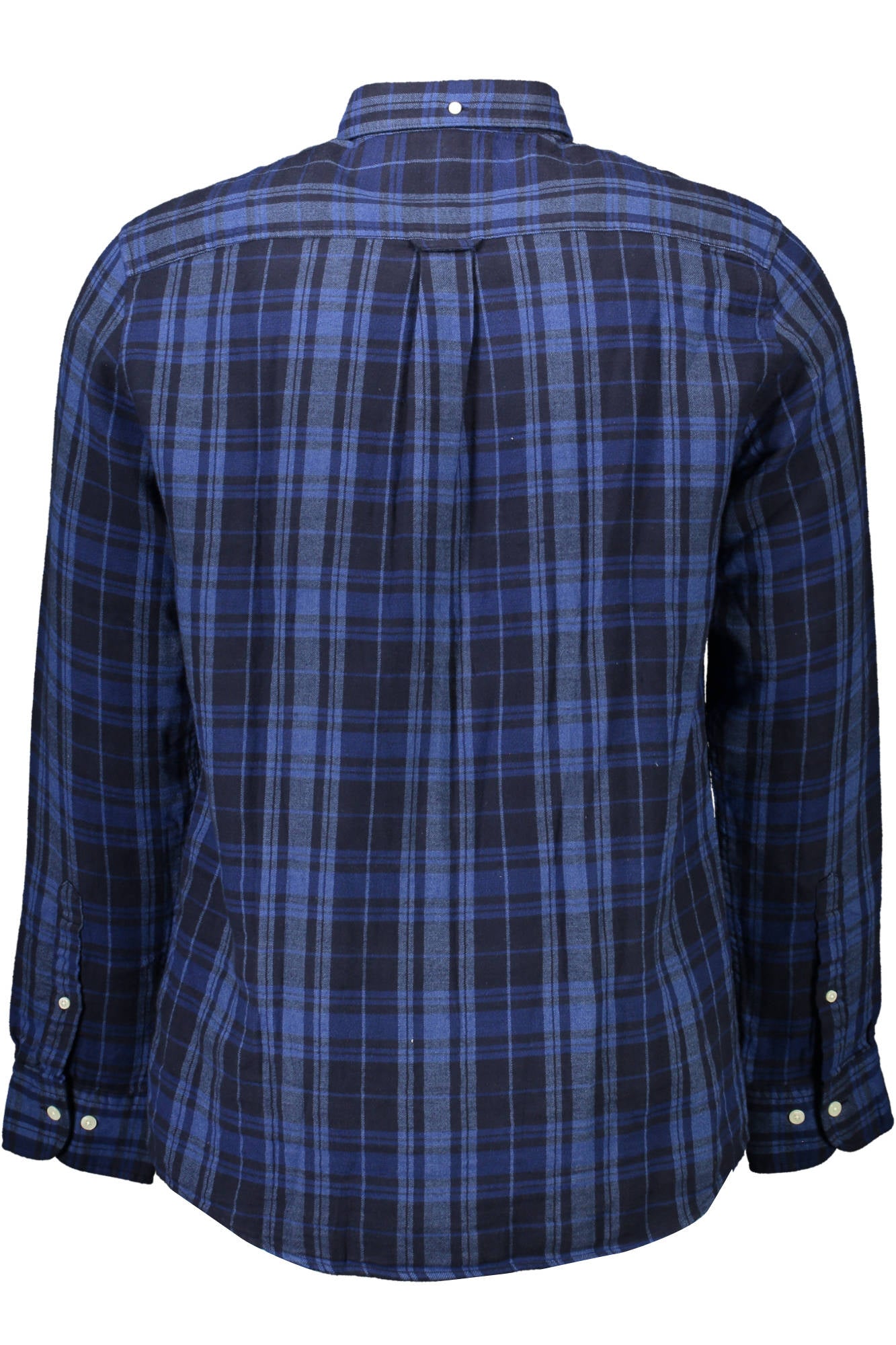 Men's blue long sleeve shirt