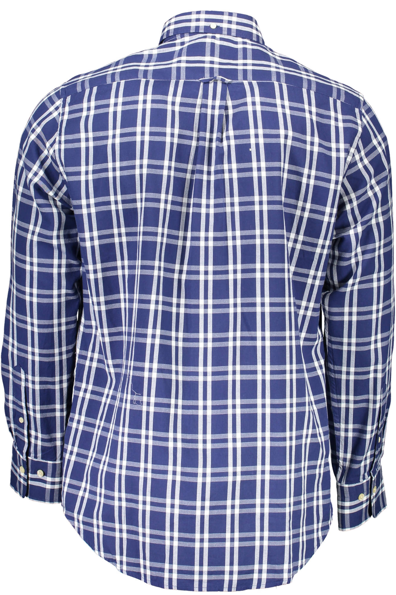 Men's blue long sleeve shirt