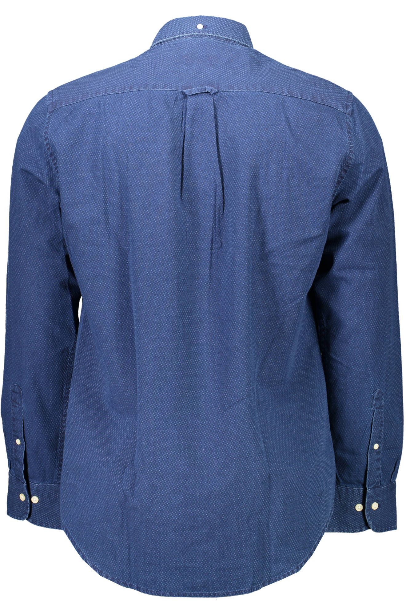 Men's blue long sleeve shirt