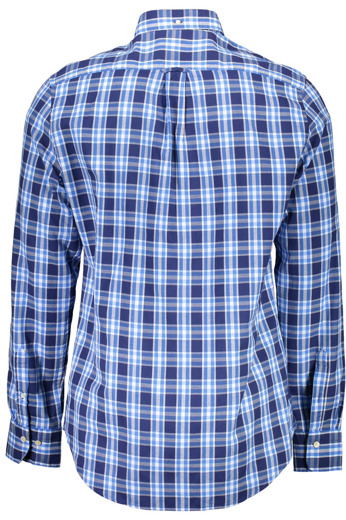 Men's blue long sleeve shirt