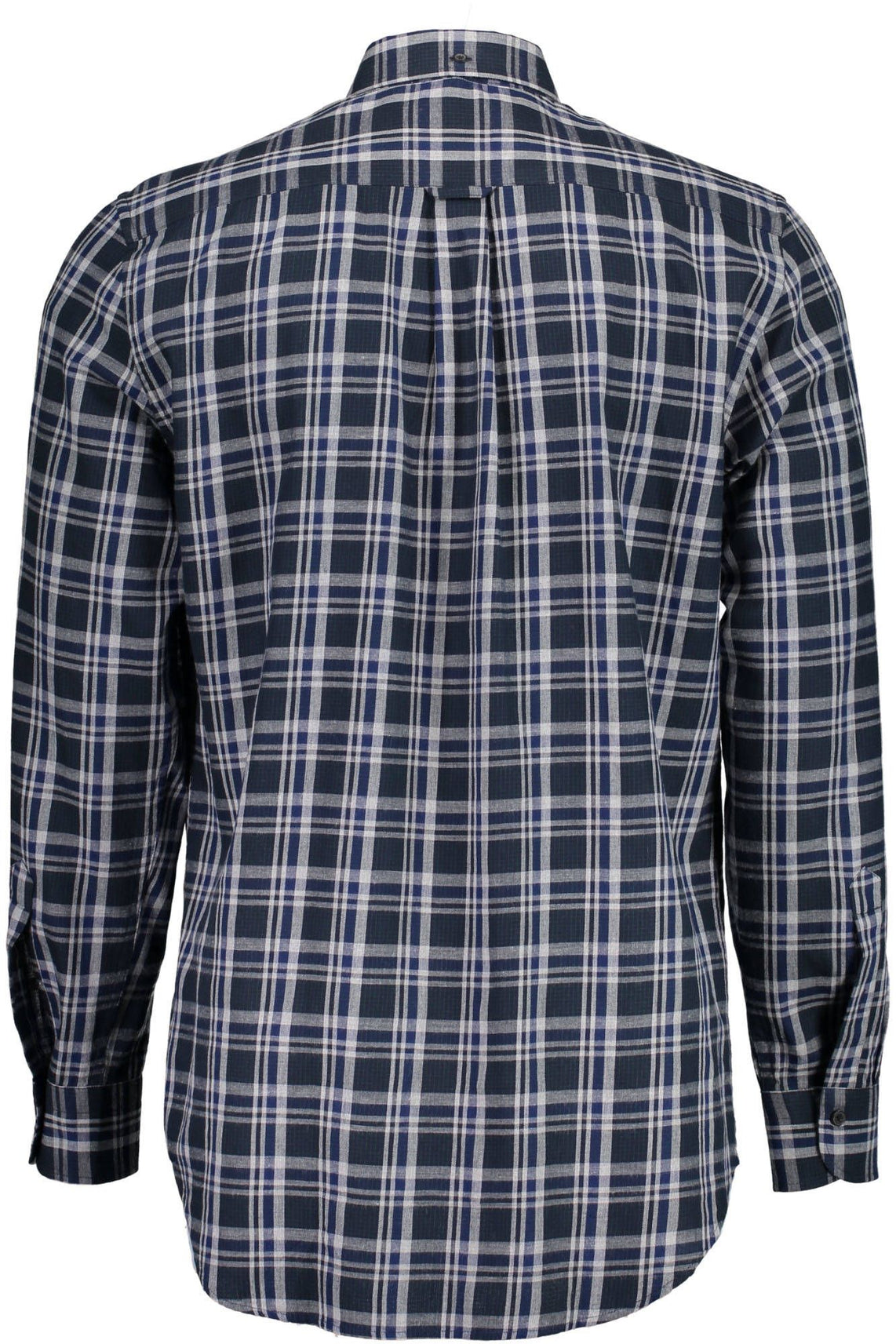 Men's blue long sleeve shirt