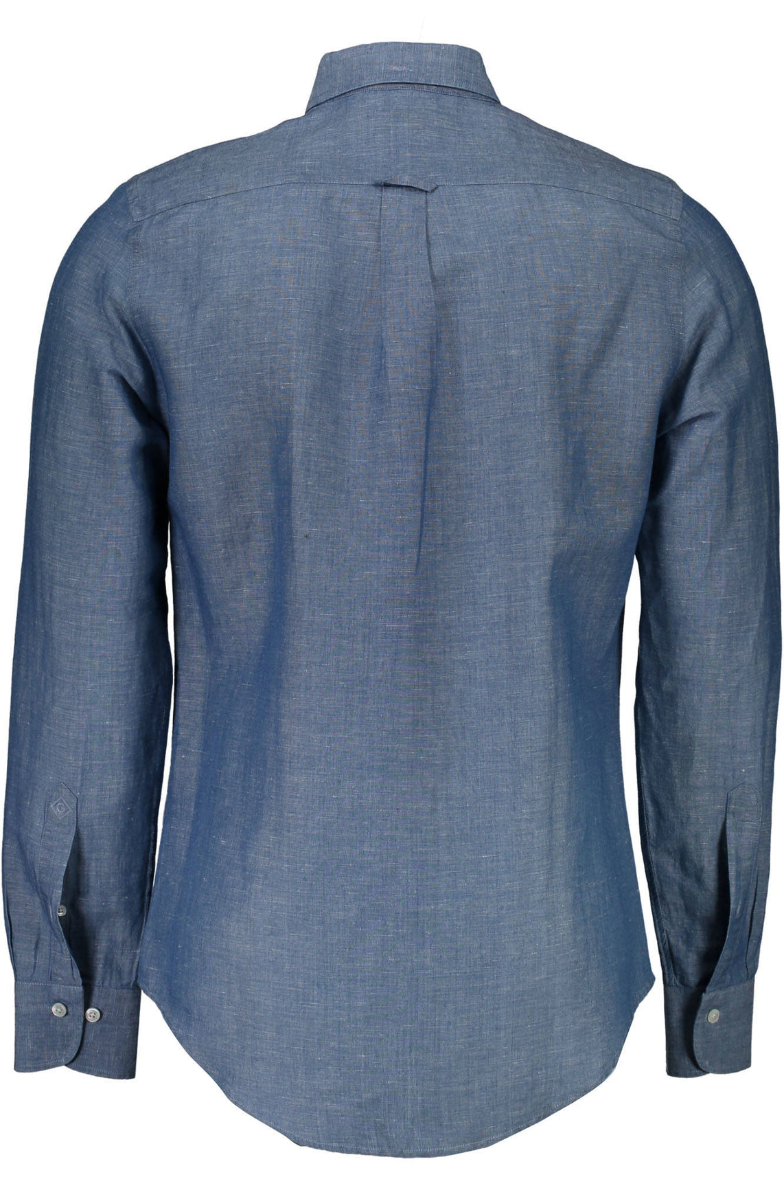 Men's blue long sleeve shirt