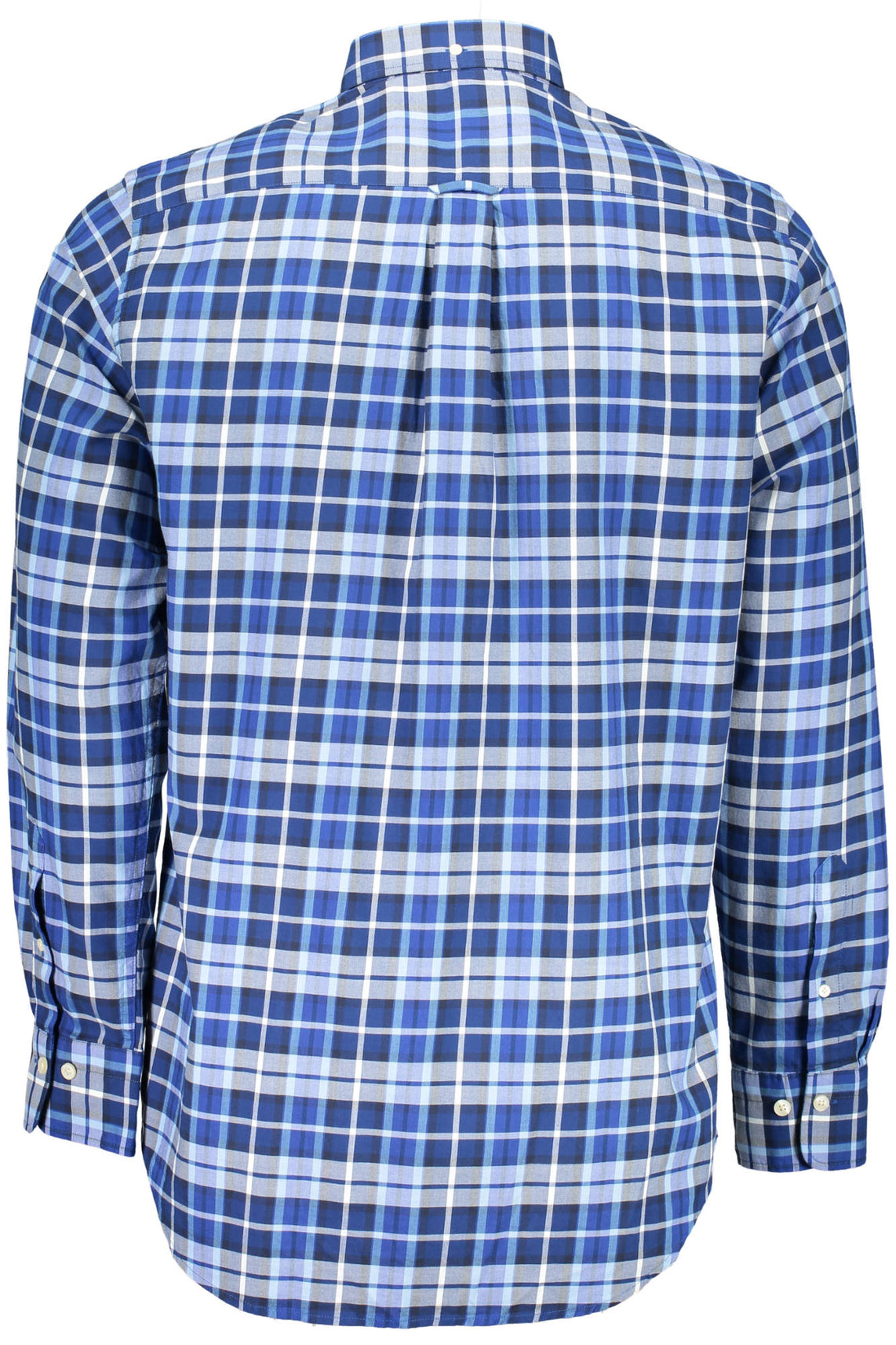 Men's blue long sleeve shirt
