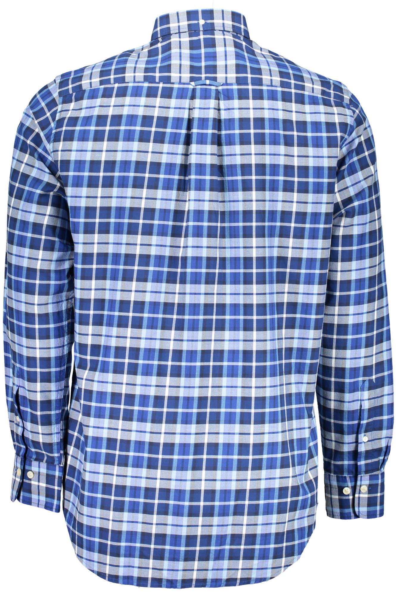 Men's blue long sleeve shirt