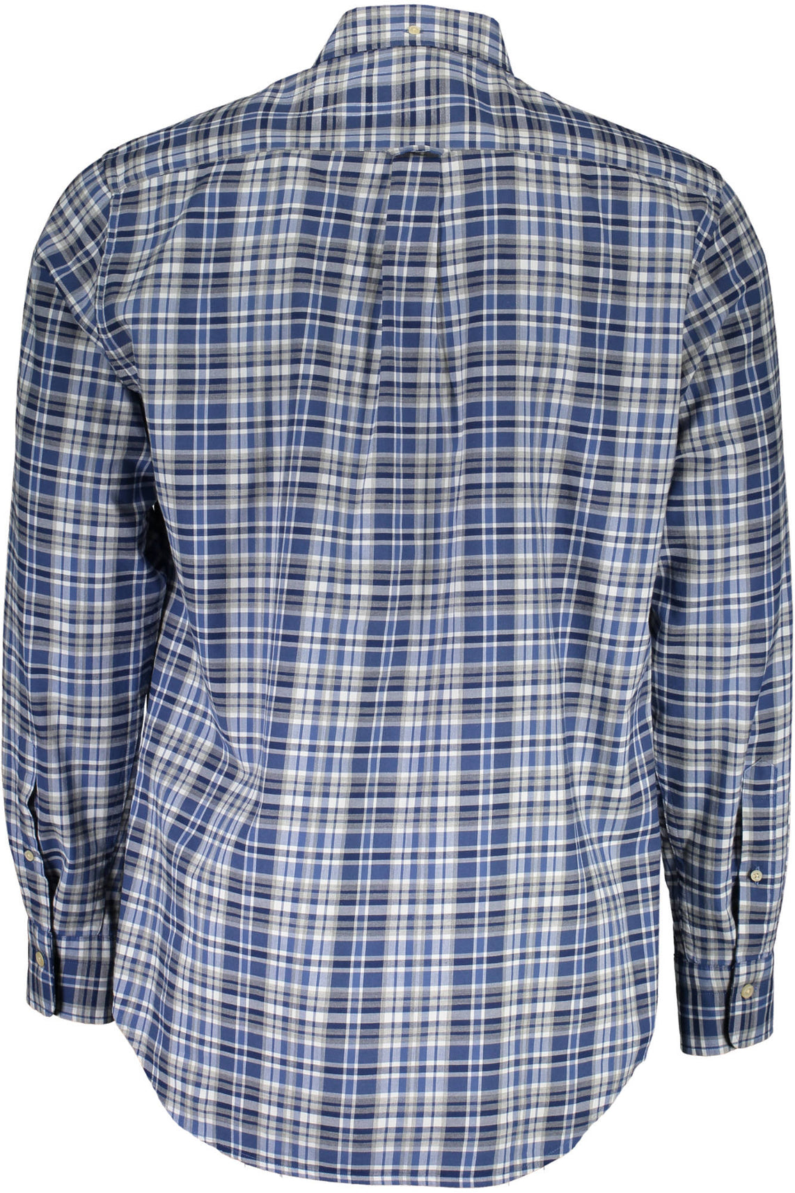 Men's blue long sleeve shirt