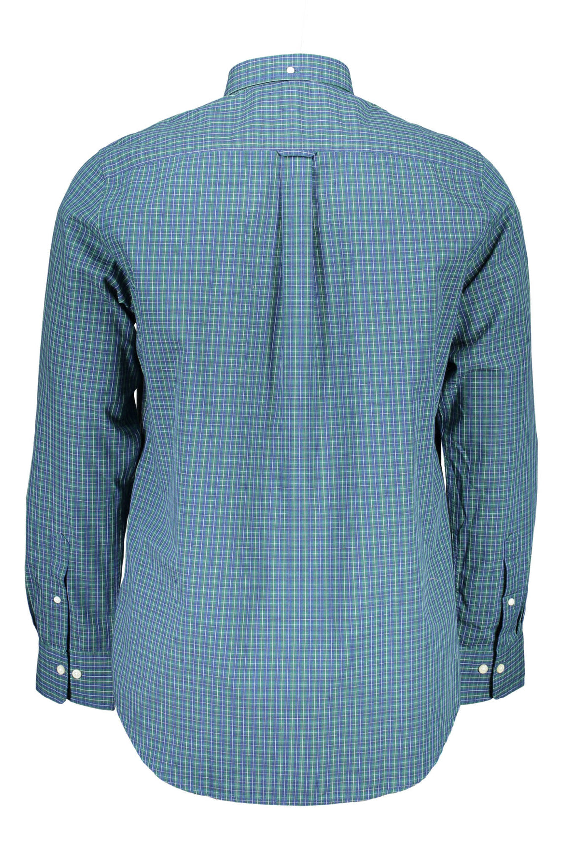 Men's blue long sleeve shirt