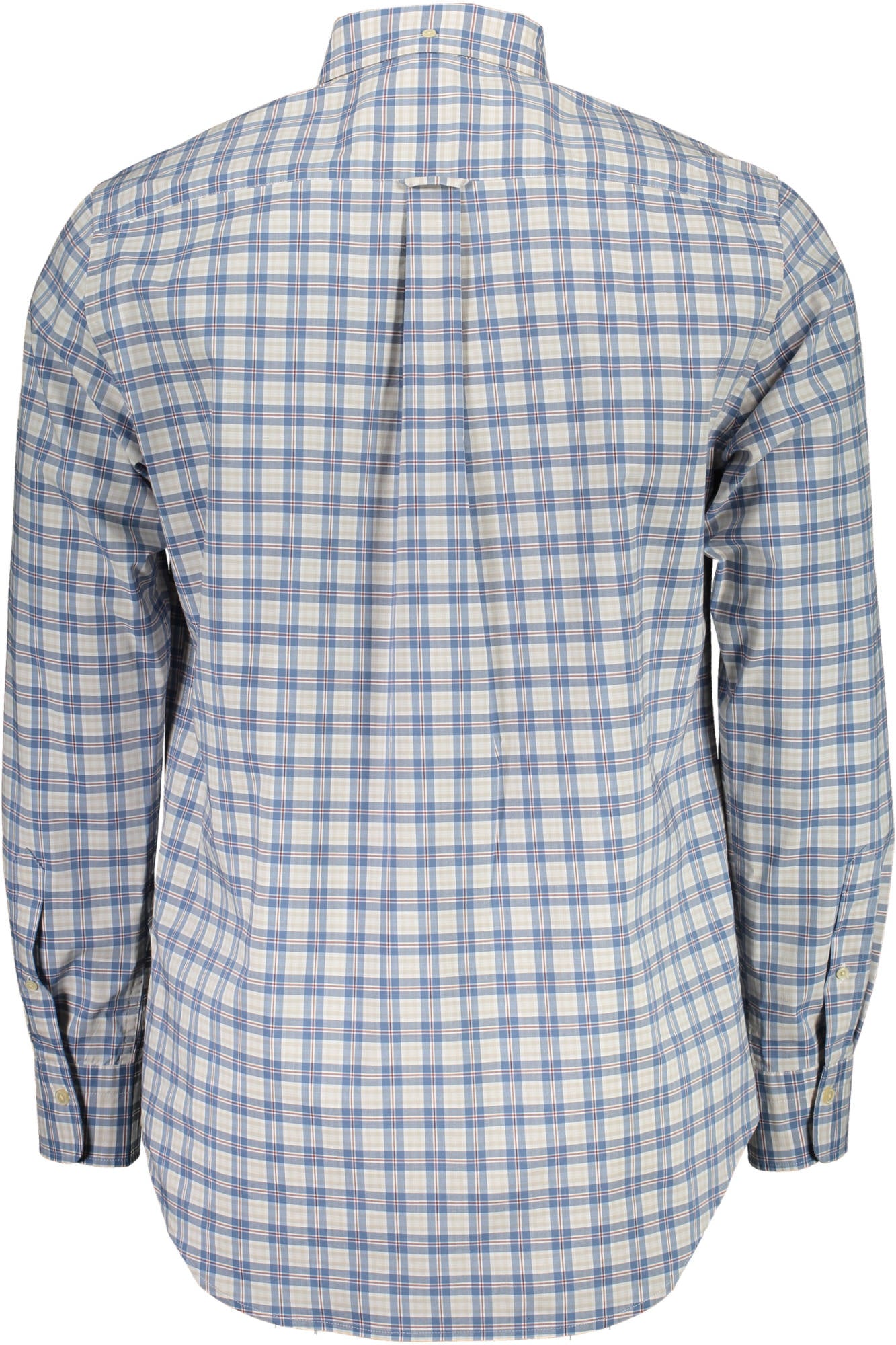 Men's blue long sleeve shirt